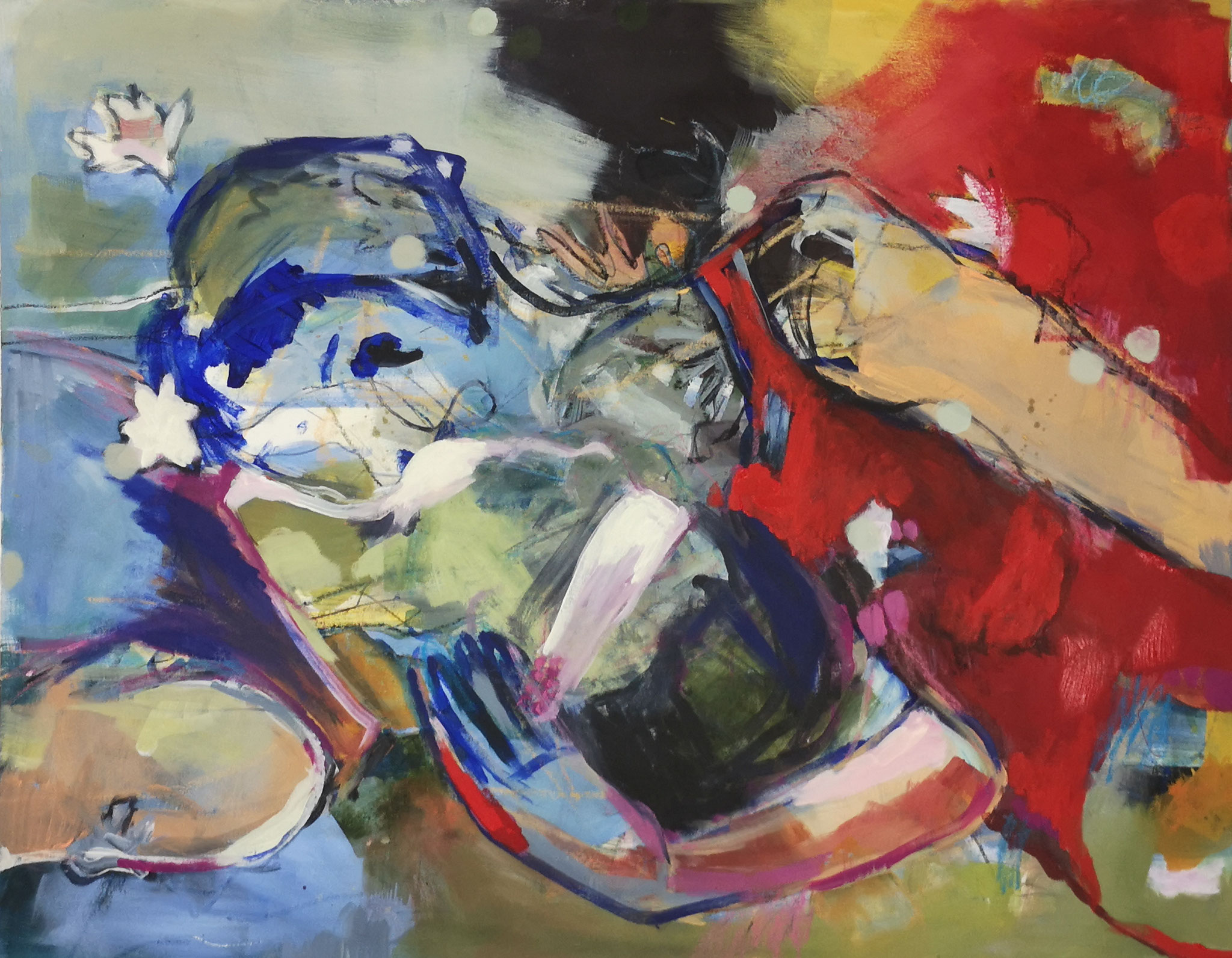 n°2502 - acryl auf leinwand - 80x100 - 2025