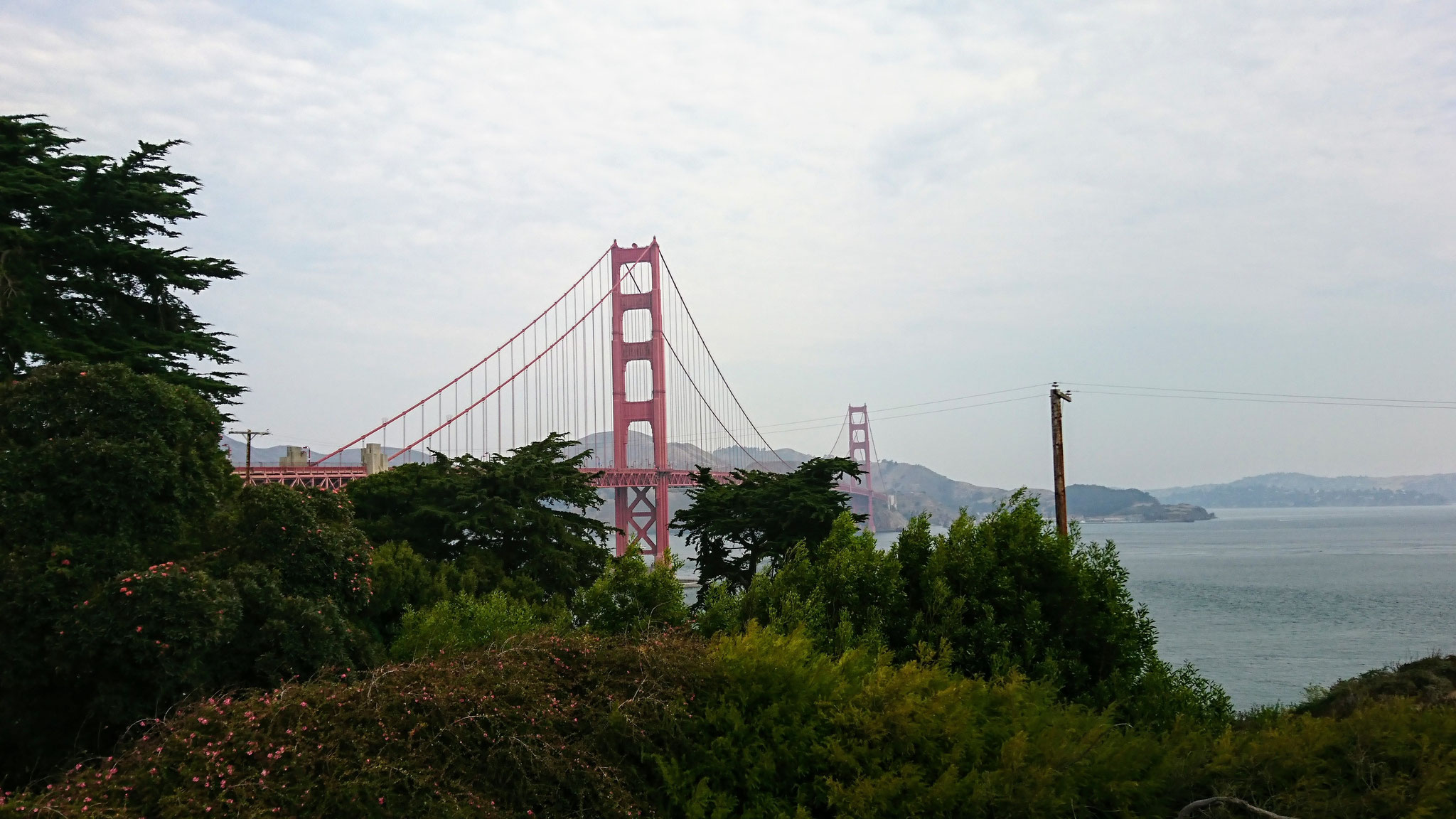 Die Golden Gate Bridge, das Wahrzeichen San Franciscos