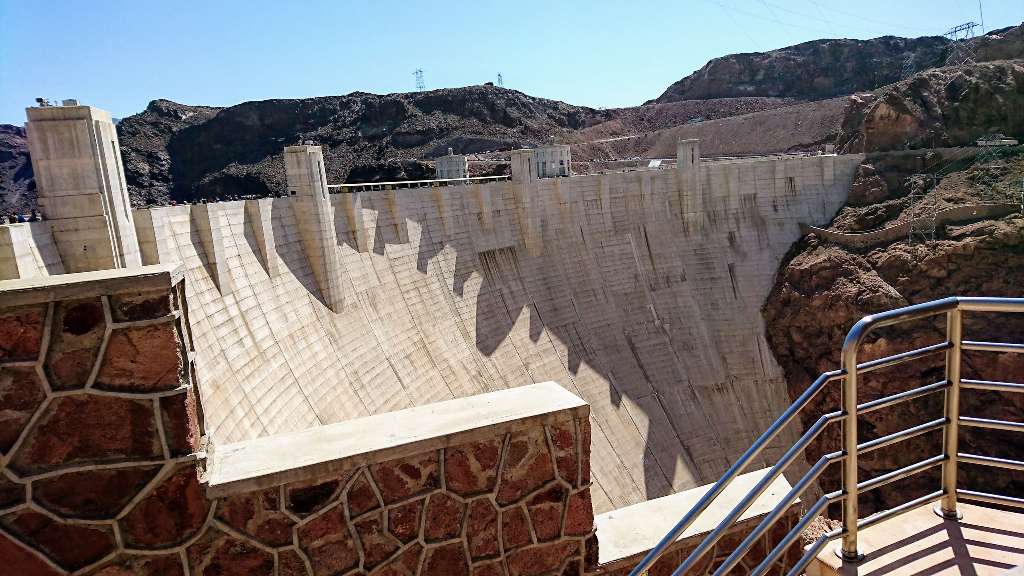 Der "Hoover Dam" in der Nähe von Las Vegas