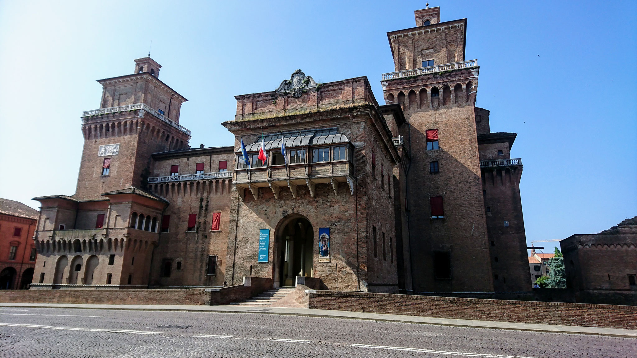 Castle Castello Estense in Ferrara