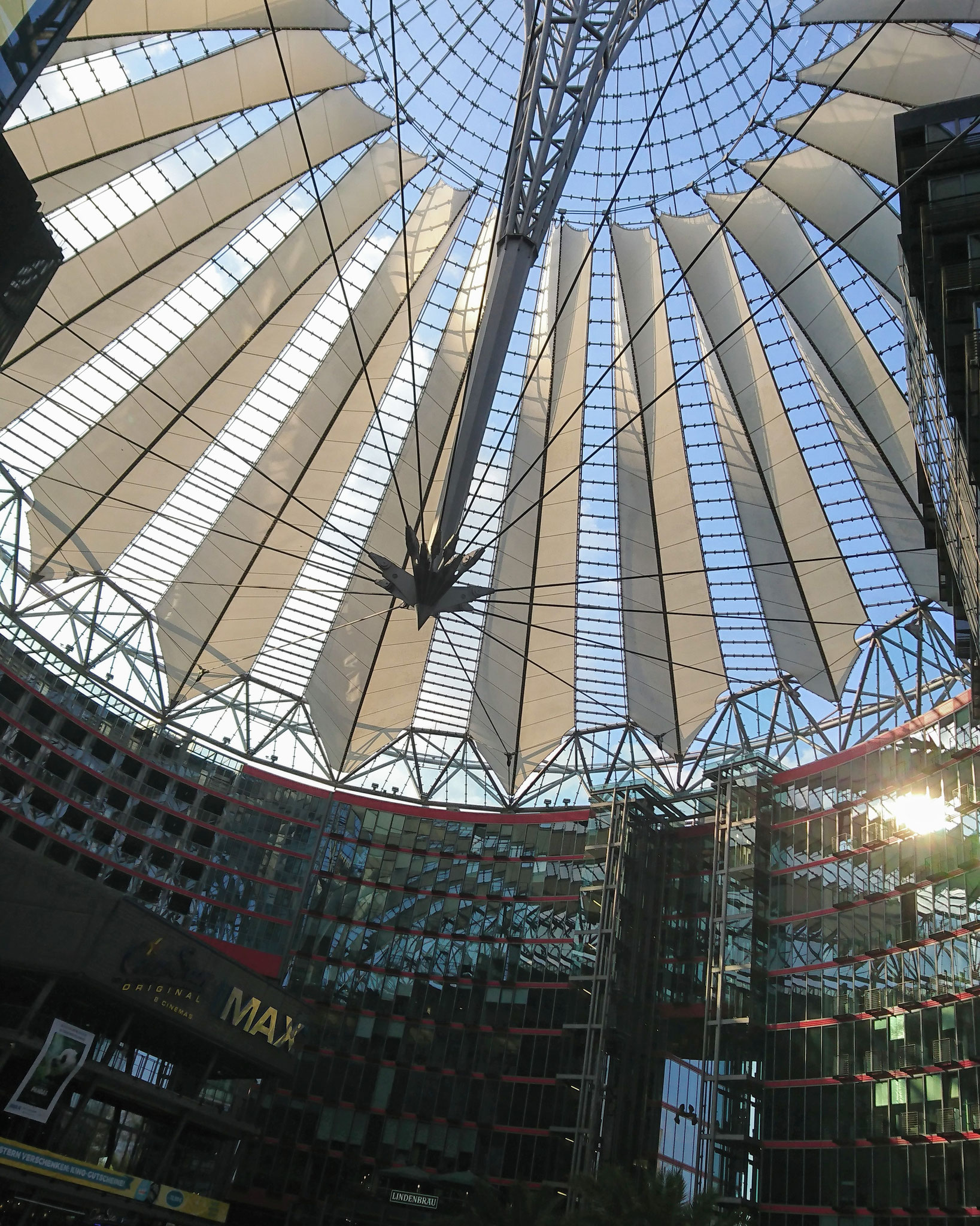 Roof Construction of the Potsdam Square Arcades