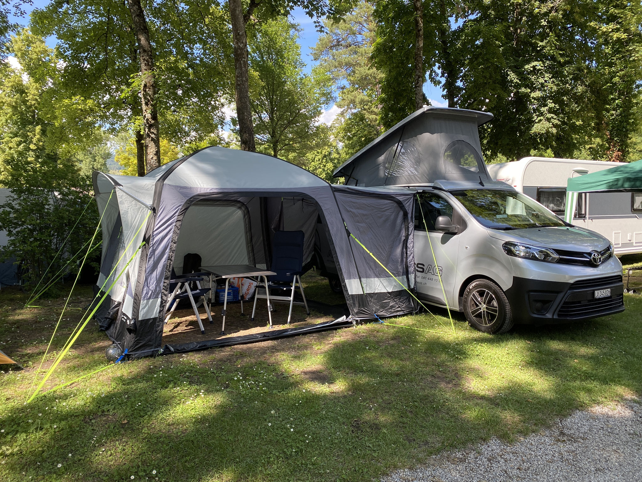 Proace Camper inkl. Vorzelt "Kampa Cross Air"