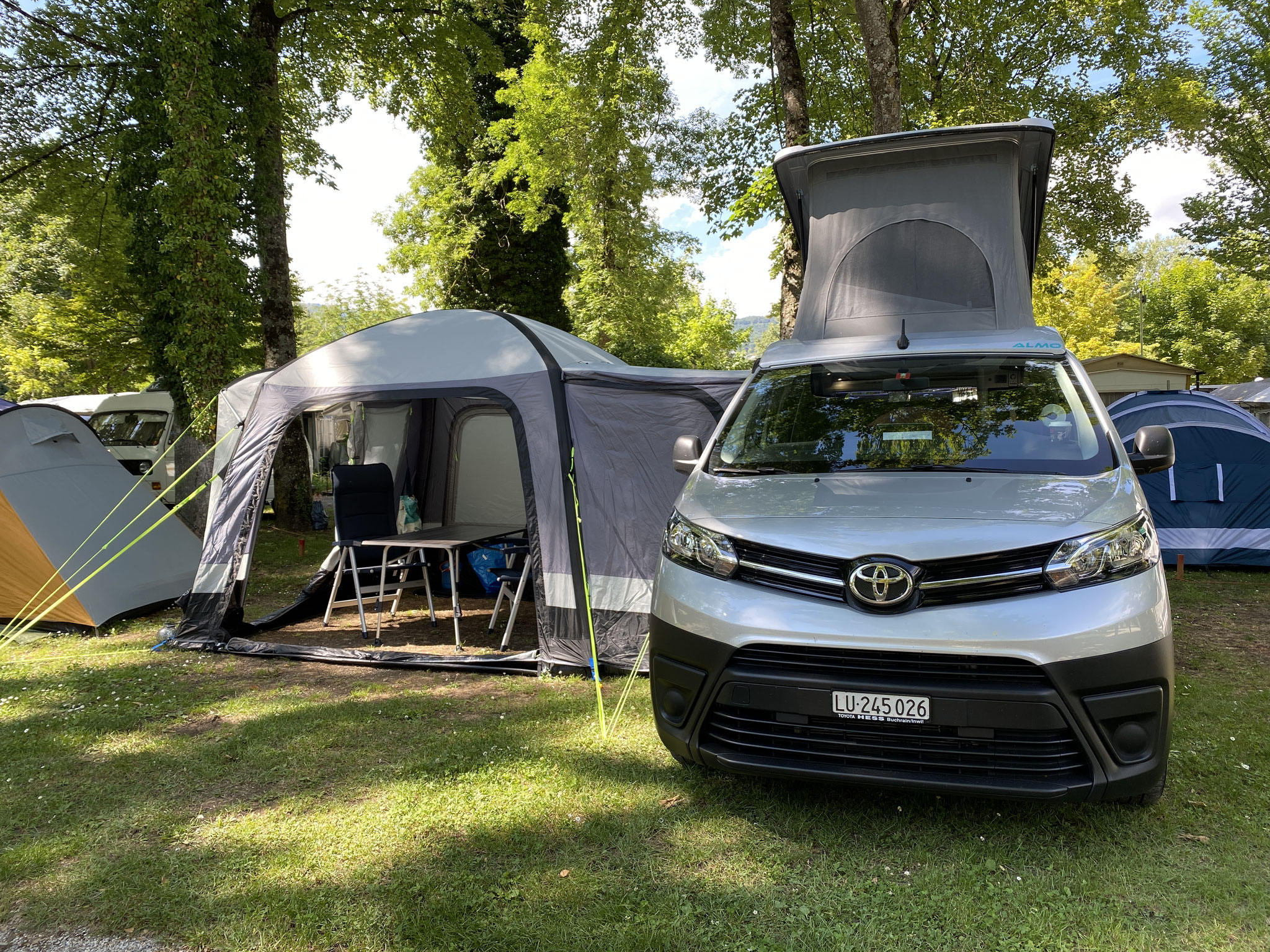 Proace Camper inkl. Vorzelt "Kampa Cross Air"