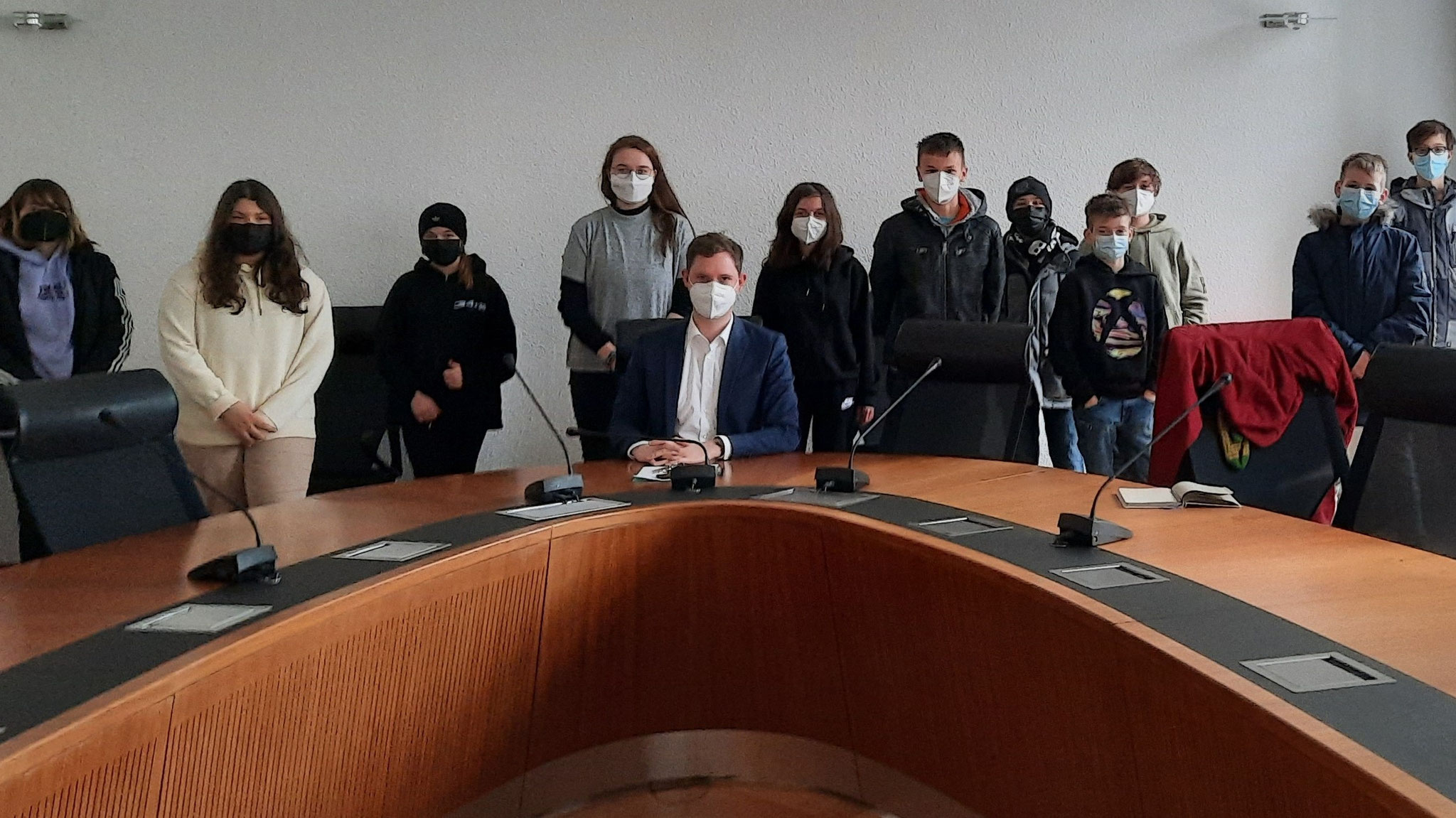 Umweltgruppe besucht Bürgermeister Glüsenkamp