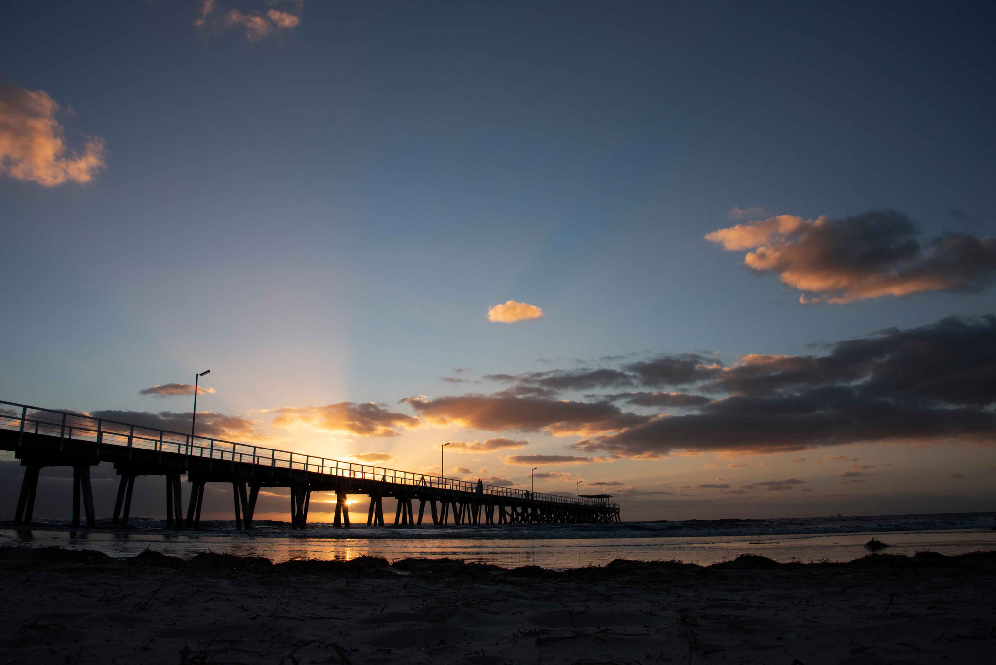 Largs Bay Beach Sunset 16