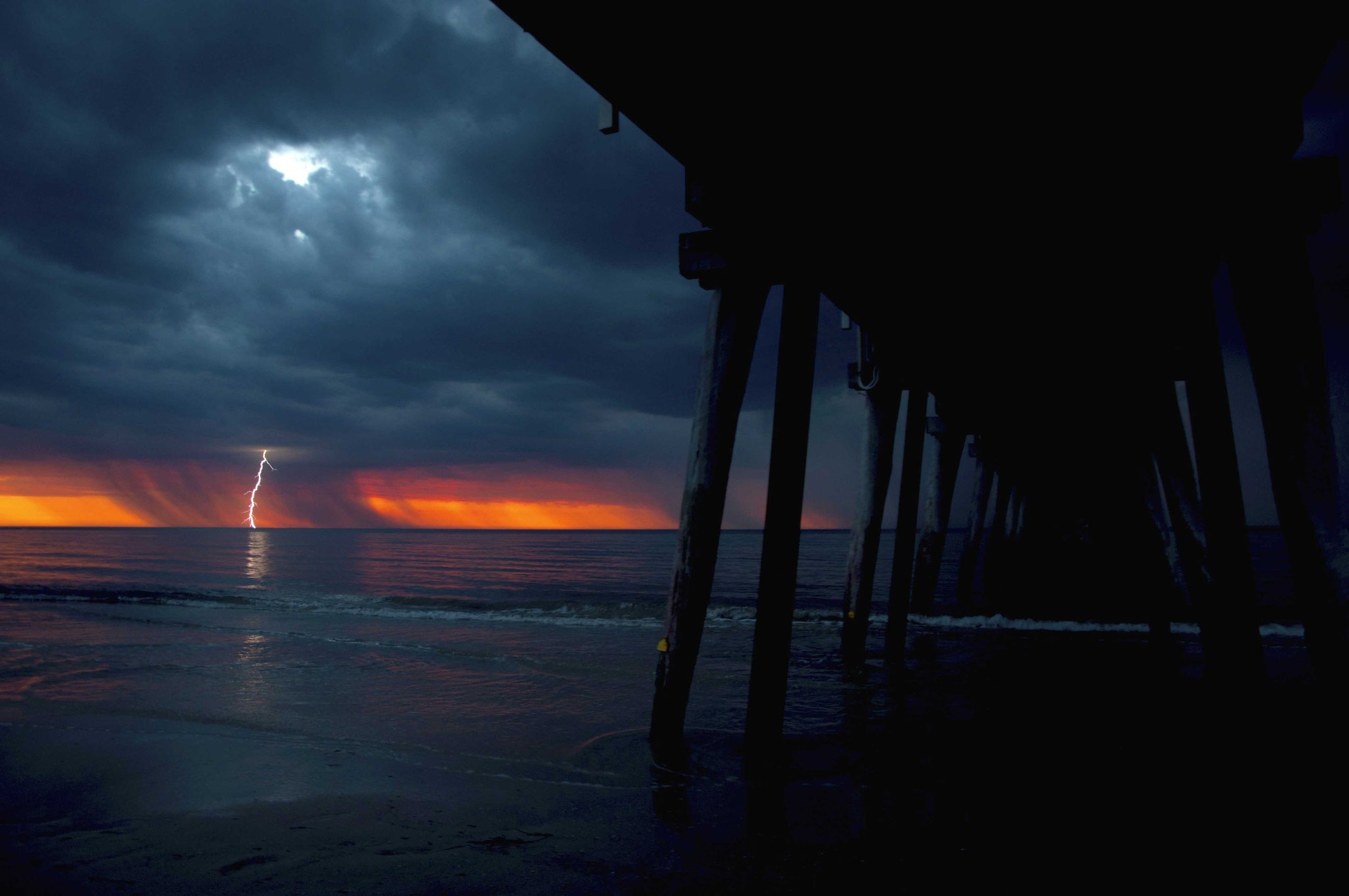 Largs Bay Beach Sunset 14