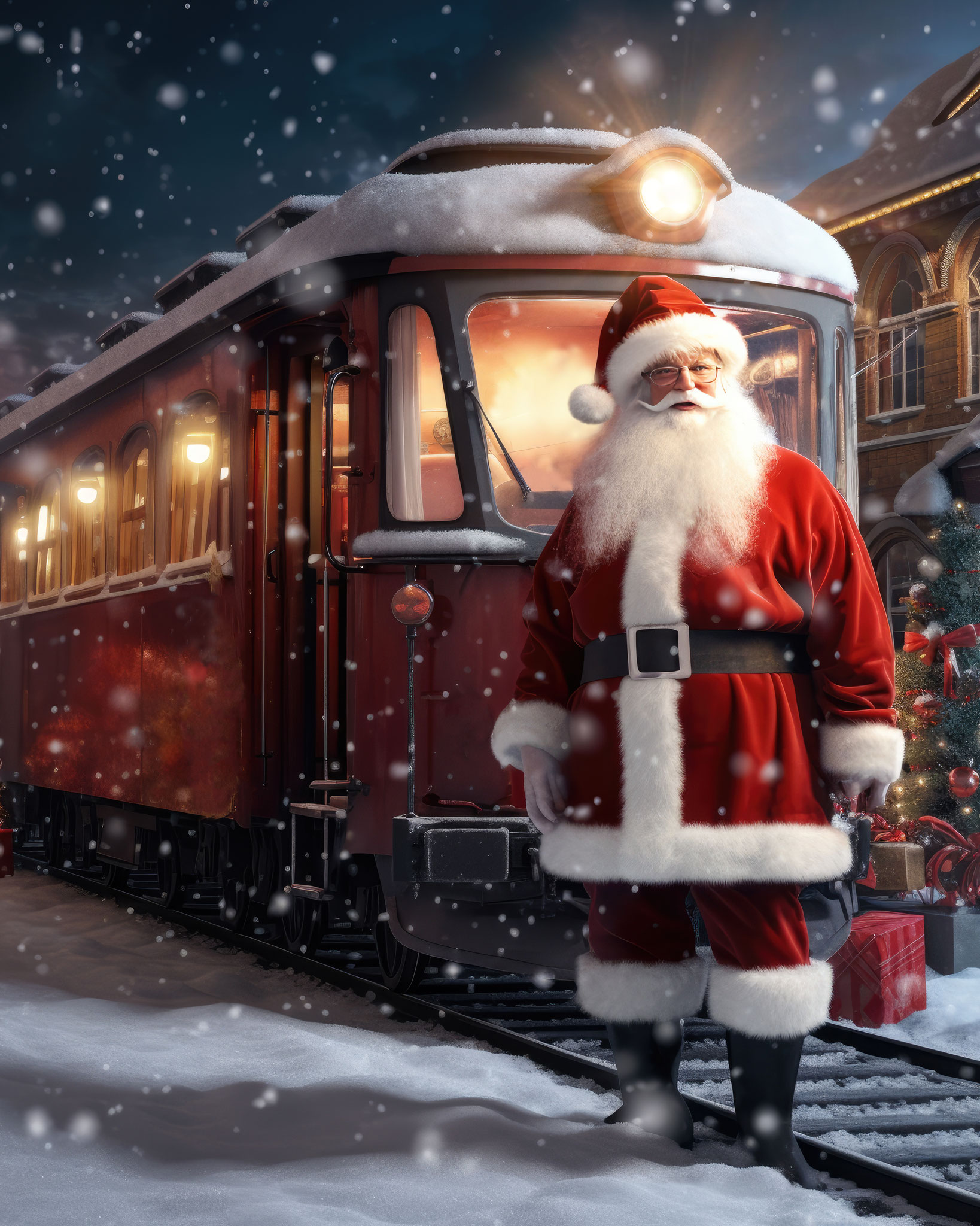 Santa & Train