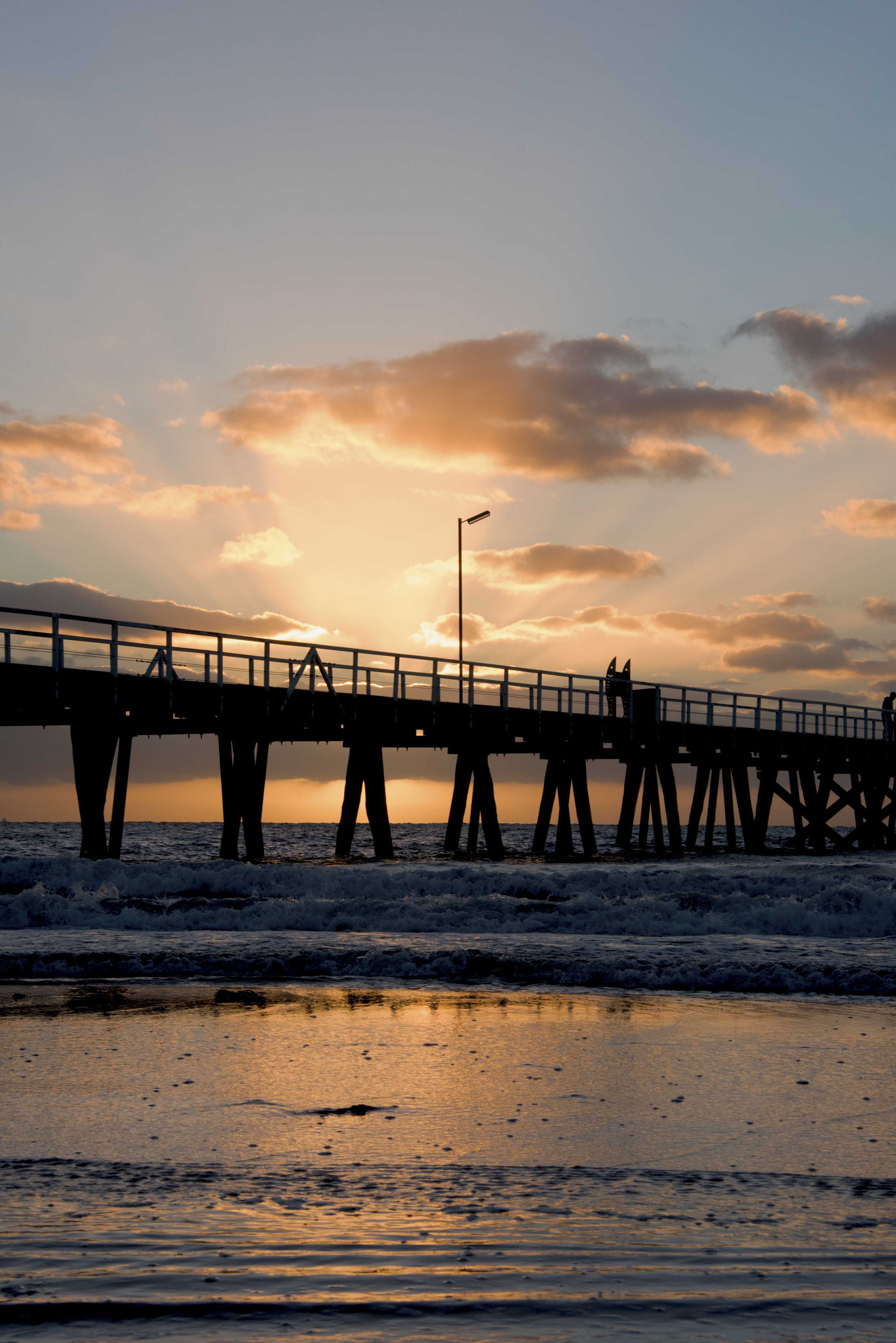 Largs Bay Beach Sunset 13