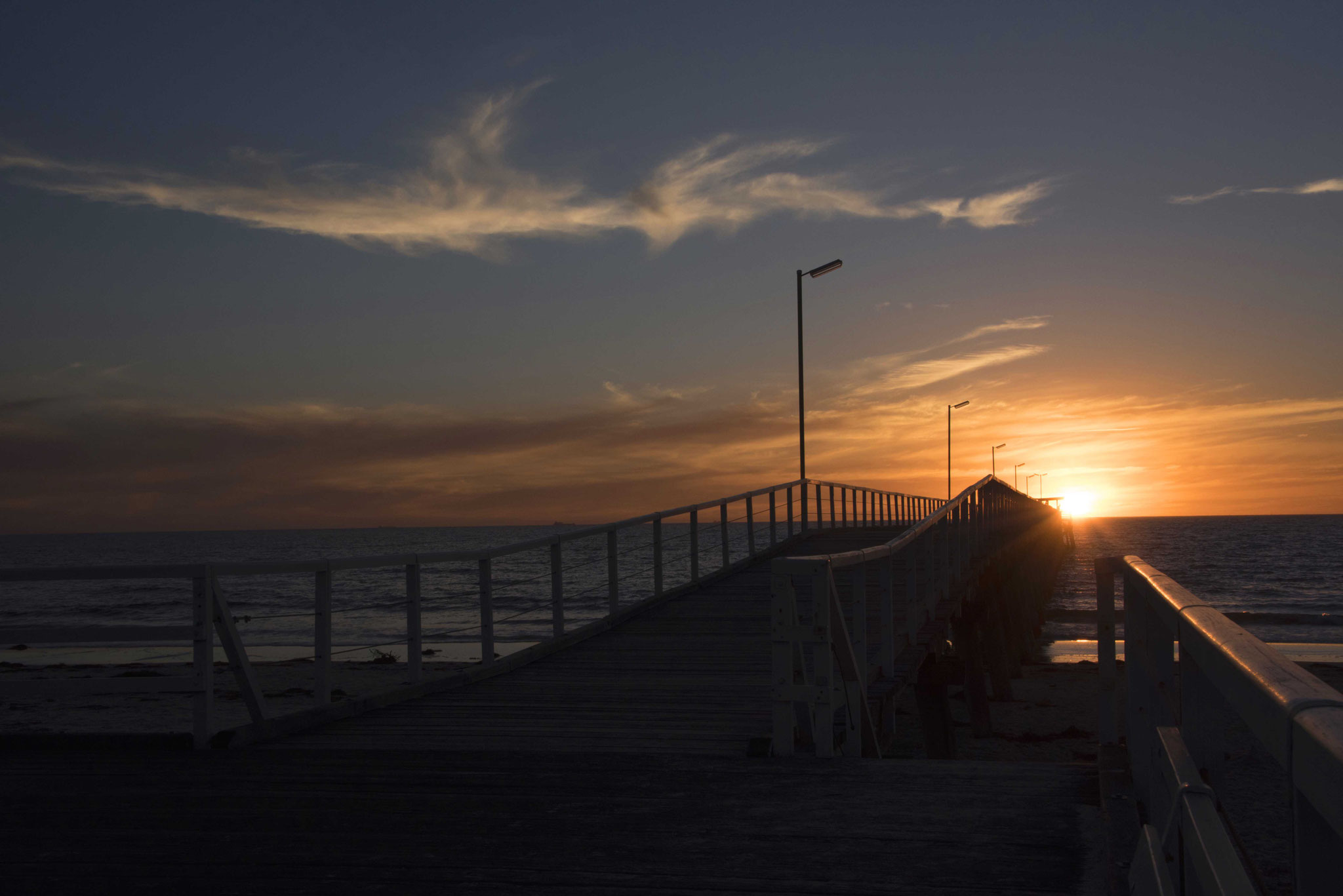 Largs Bay Beach Sunset 10