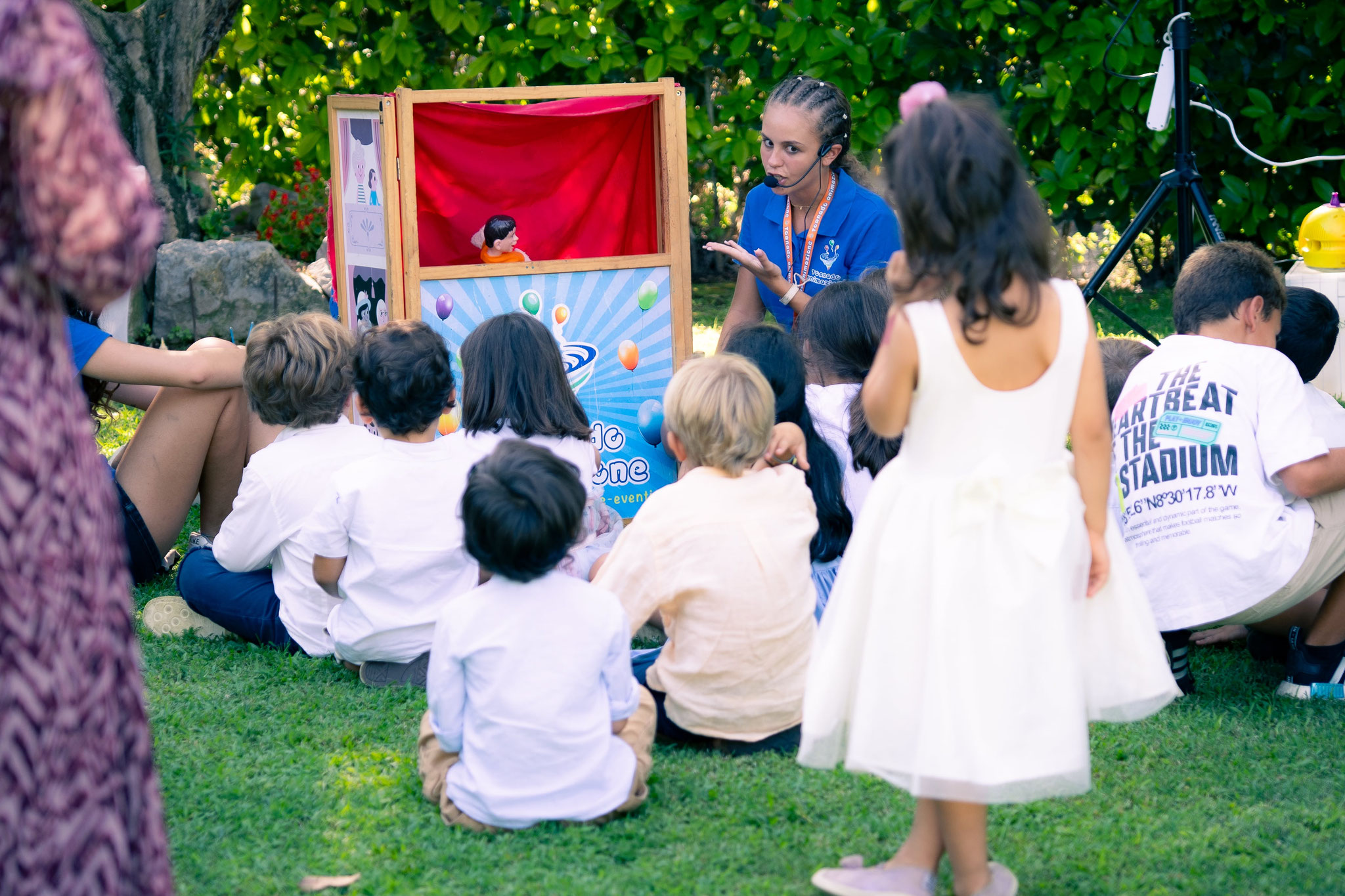 Animazione bambini battesimo - spettacolo del teatrino