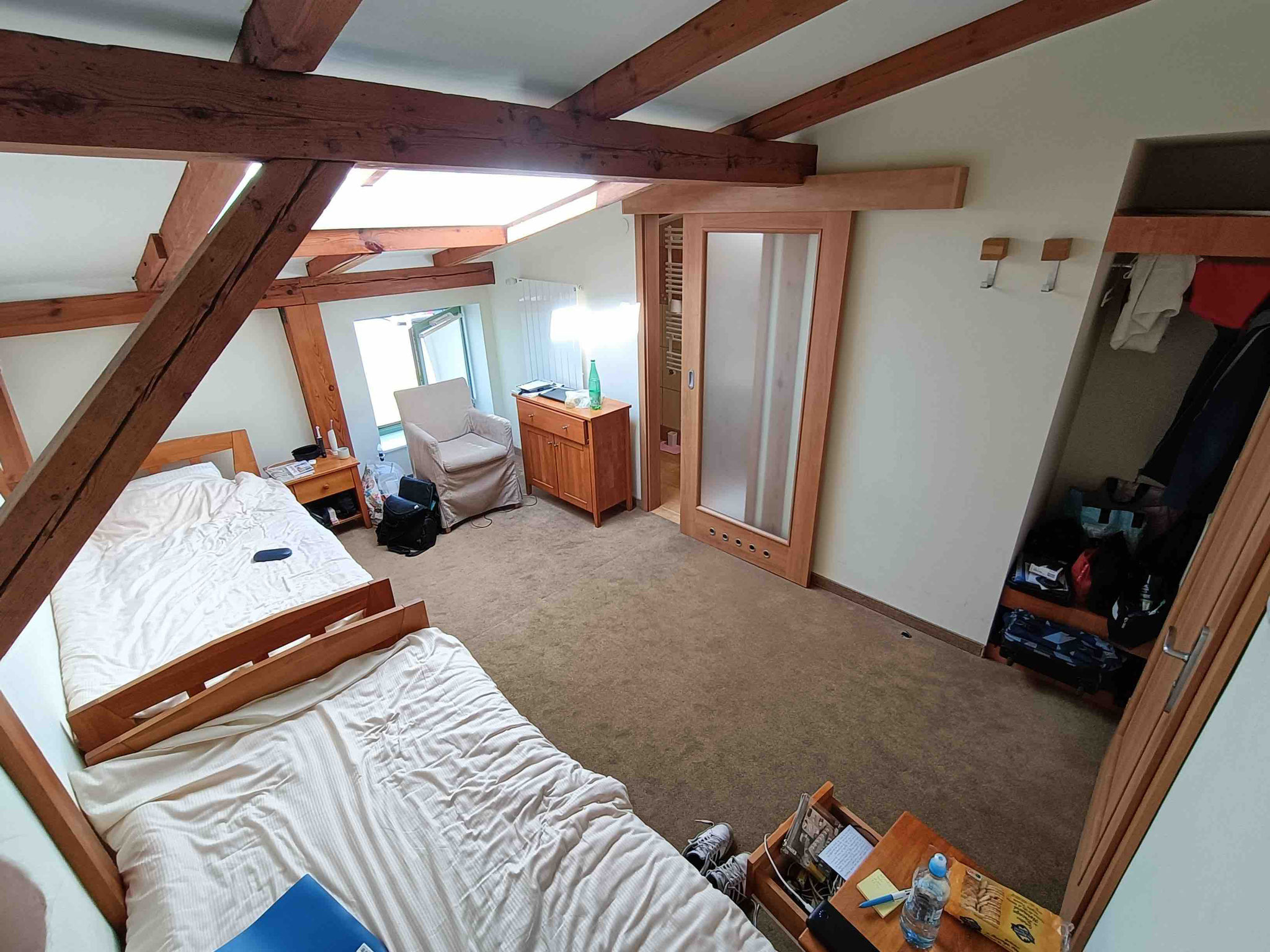 Hotel rooms are nice