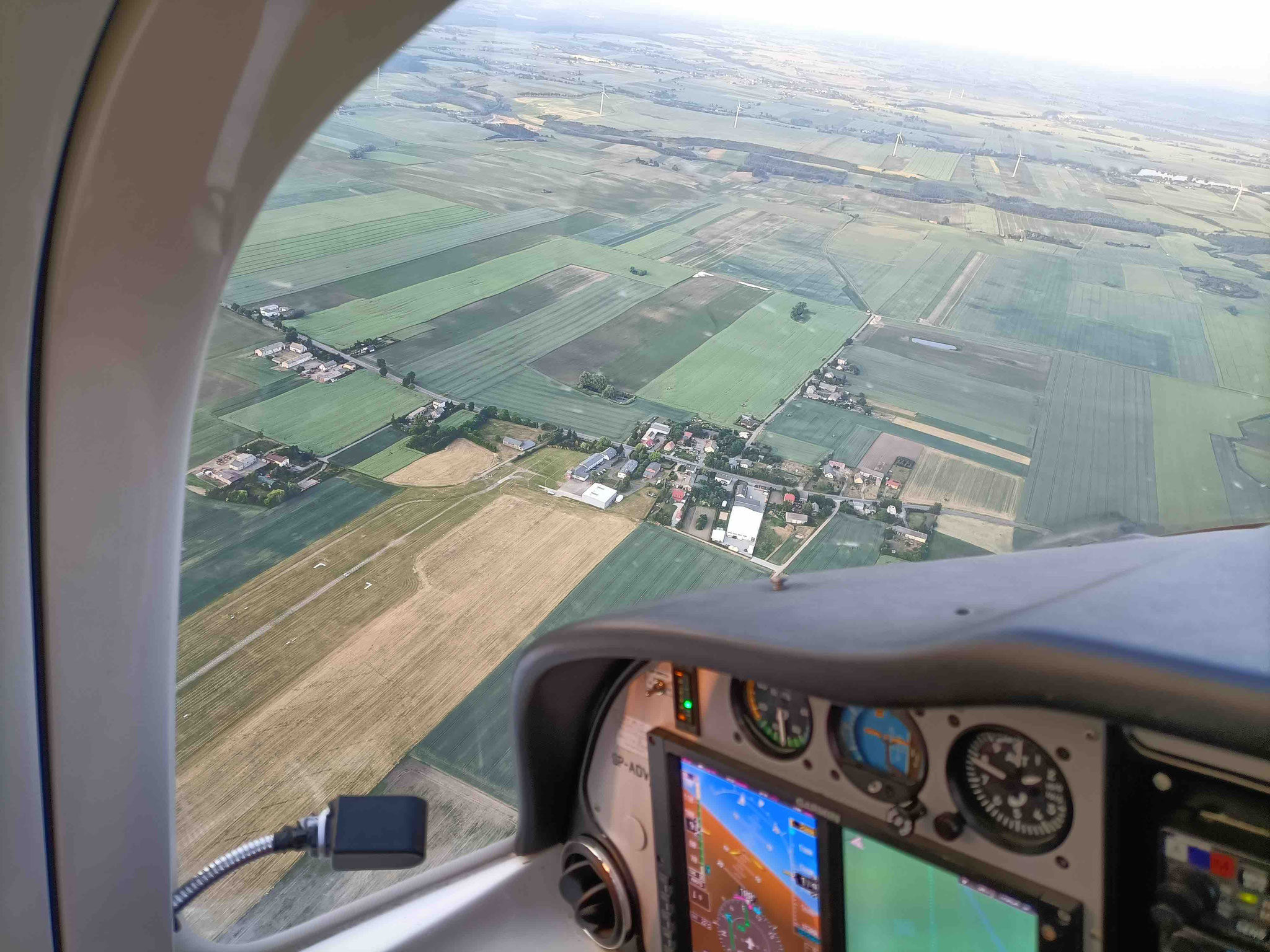 Aerial view of Adriana Aviation in Warotowo (EPWT)