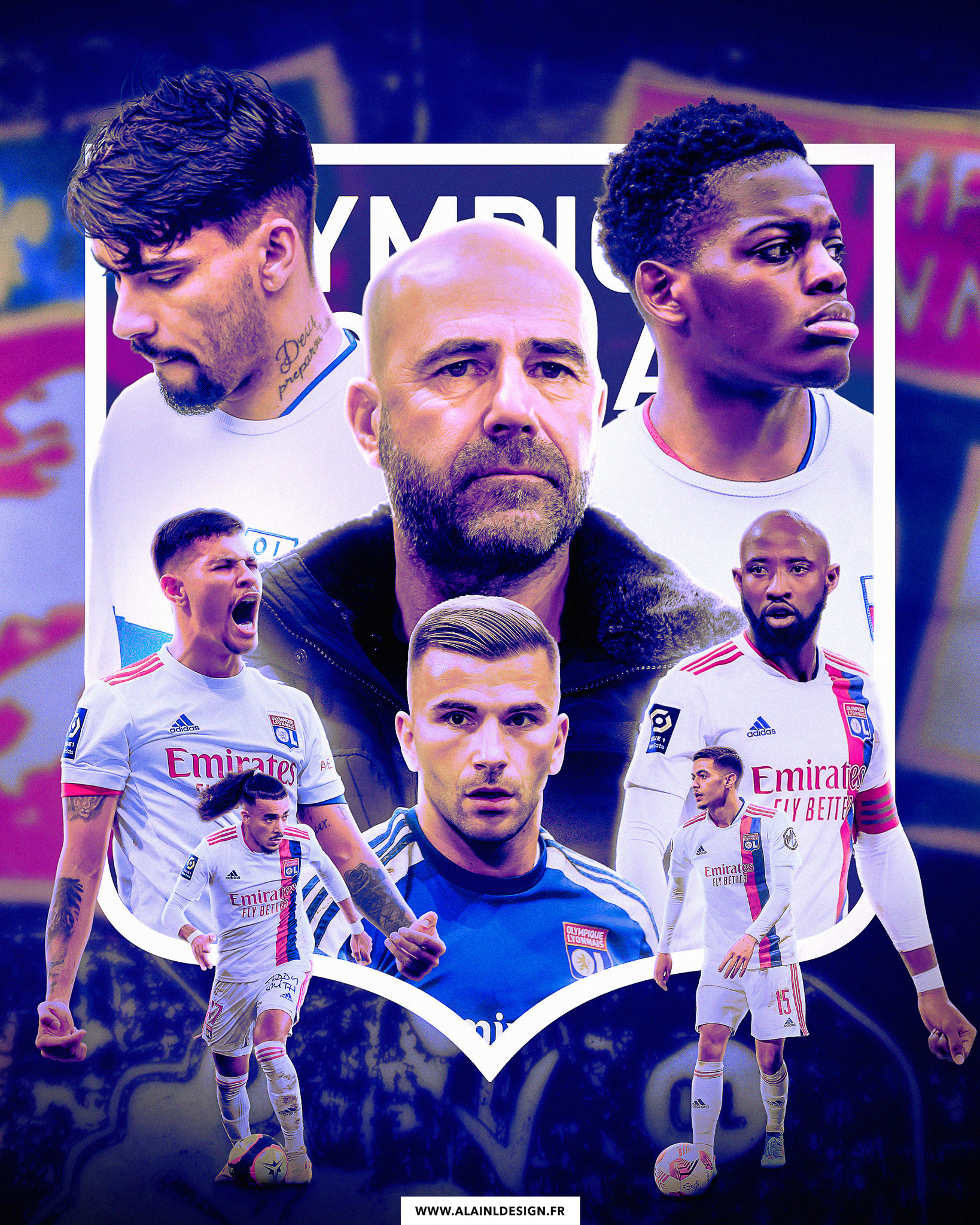 Olympique Lyonnais - Football Design