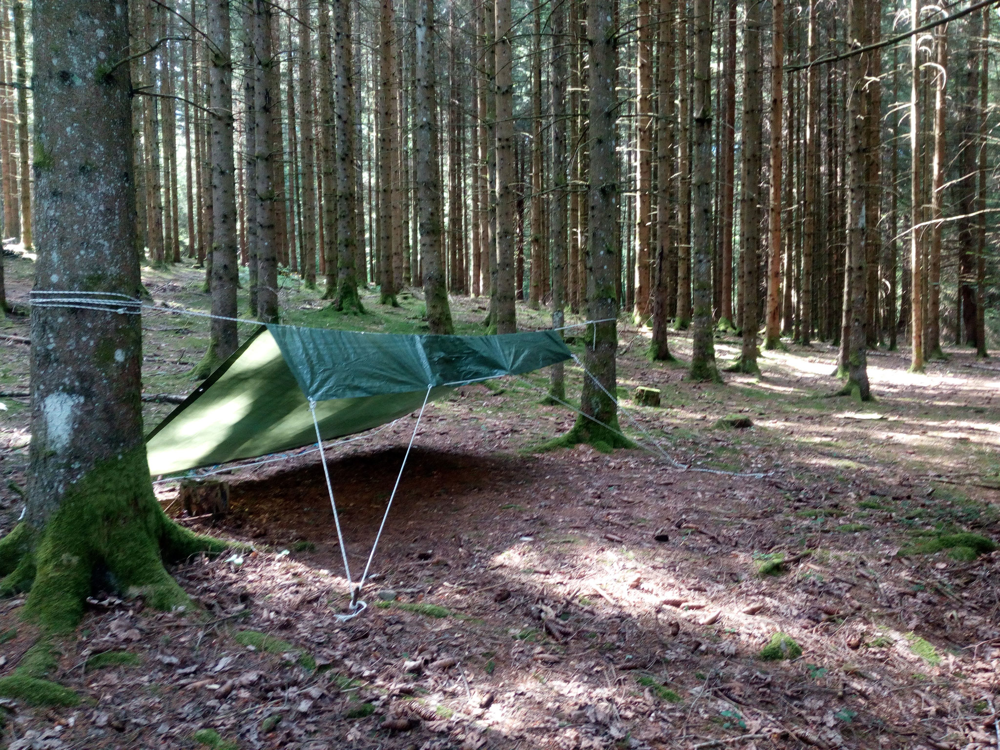 Meine Unterkunft auf dem Feldberg