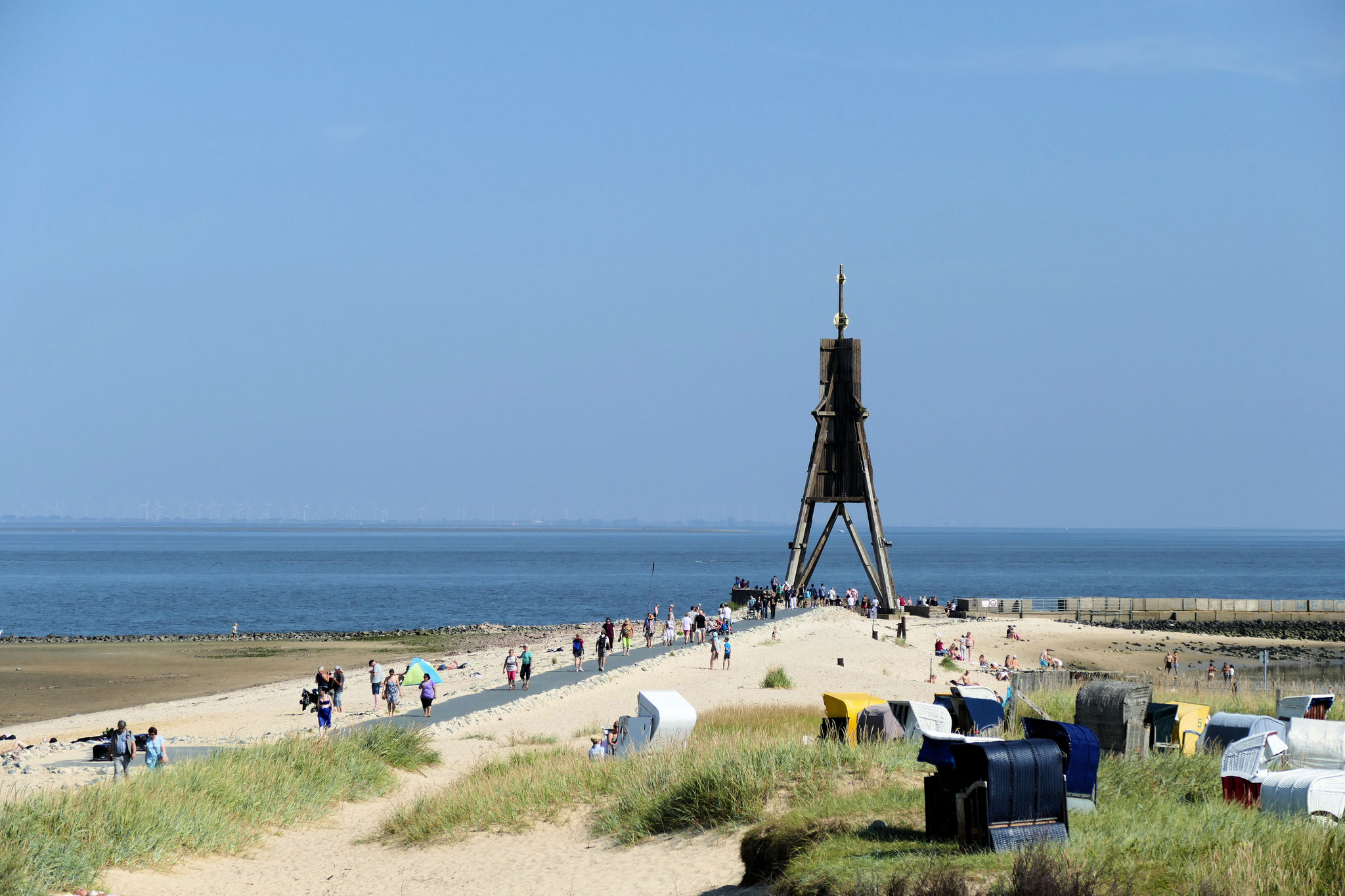 Strand an der Kugelbake in Döse