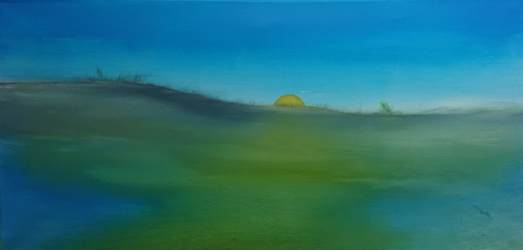 Sunrise  (80x40x1,5cm, Öl auf Leinwand)