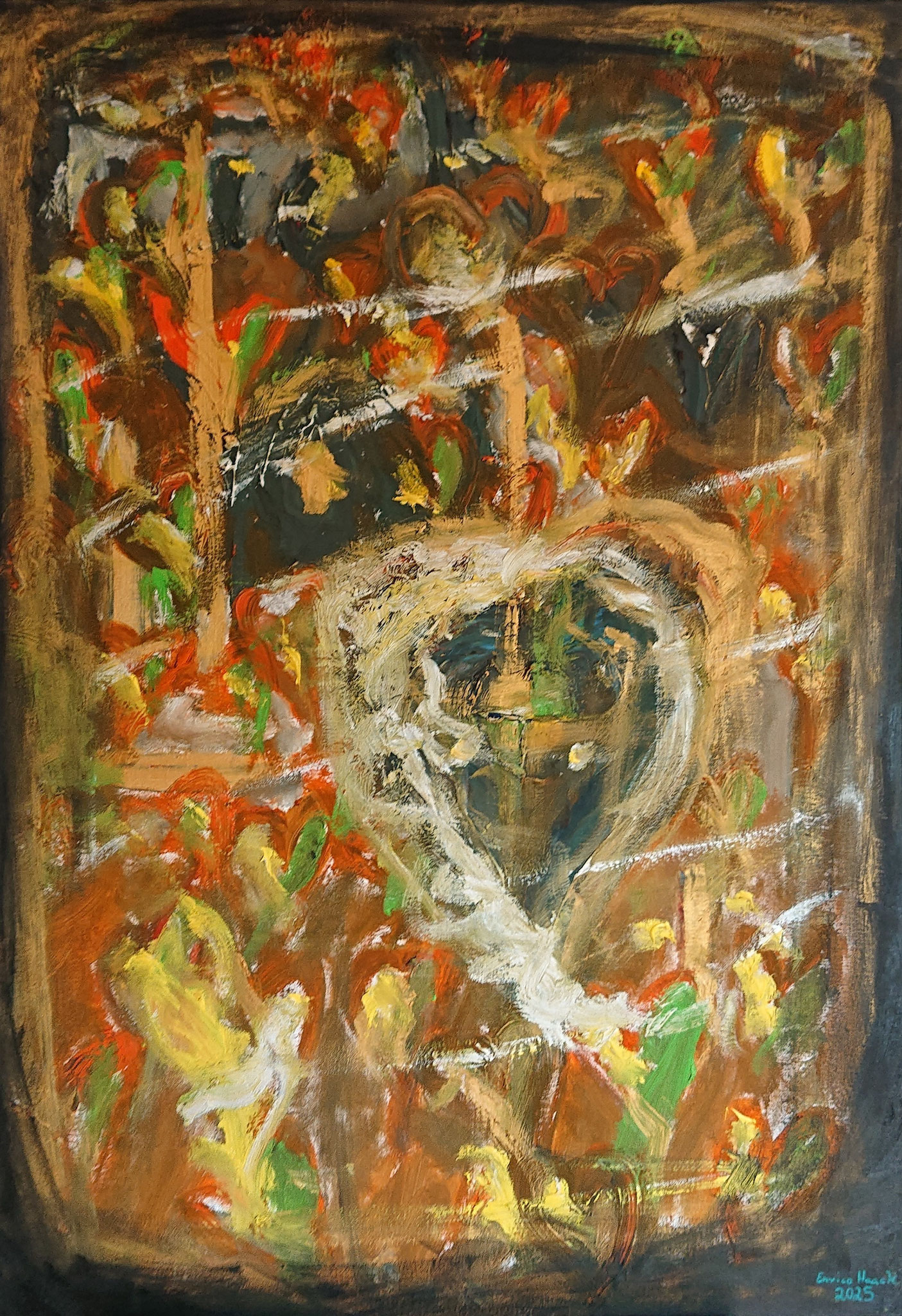 Broken Heart (100x70x1,5cm, Öl auf Leinwand)