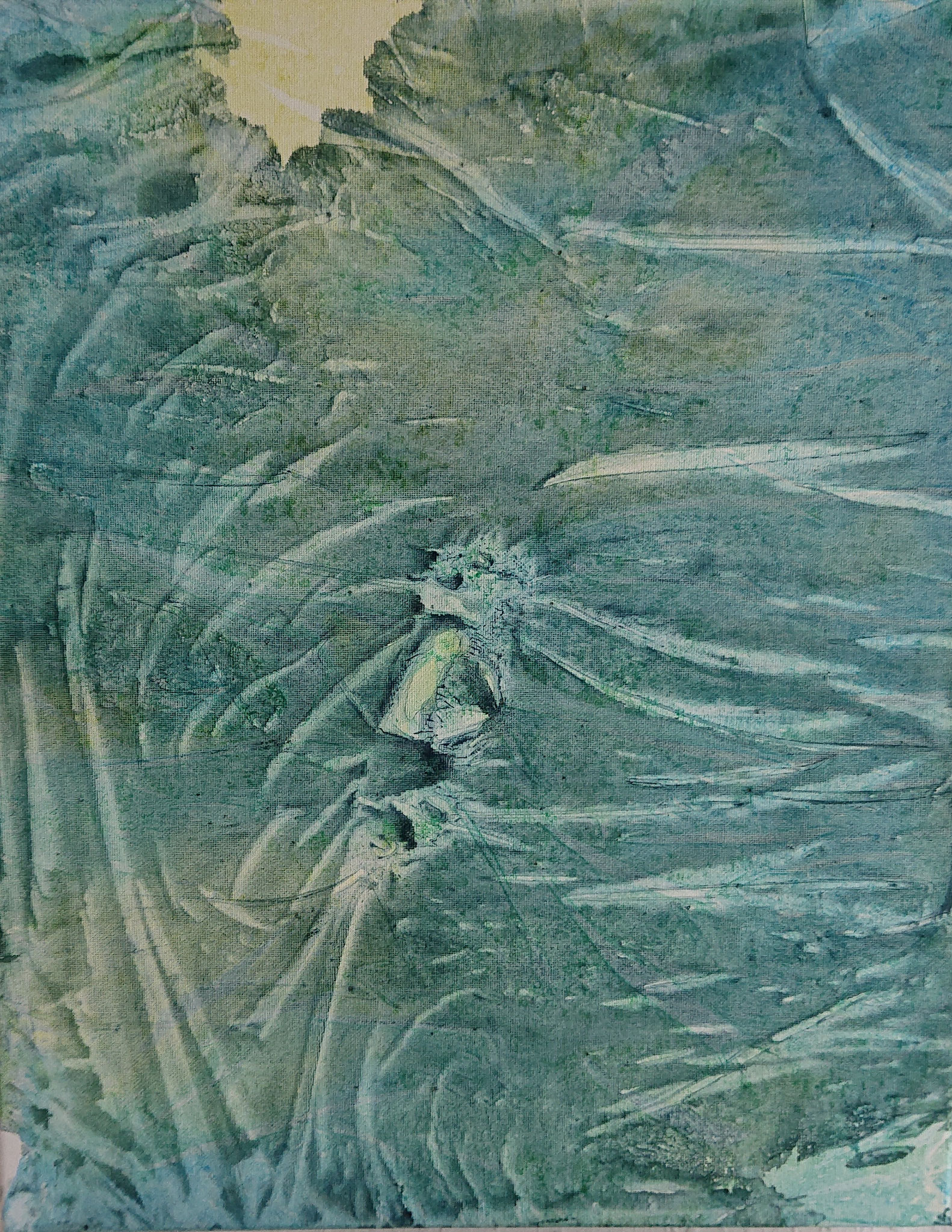 White Rabbit (50x40x1,5cm, Oil on canvas)