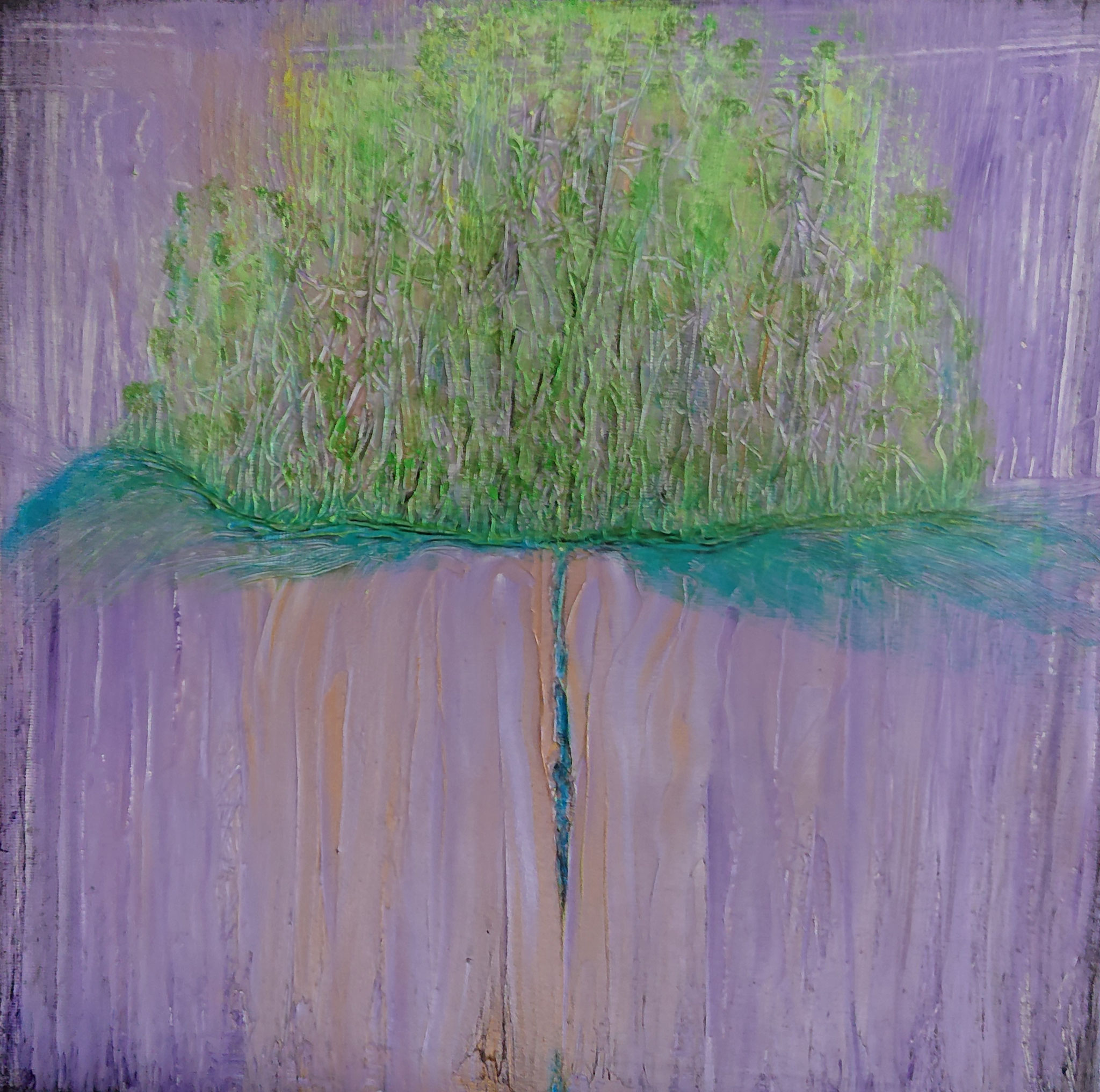 Phoenix (30x30x1,5cm, Oil on canvas)