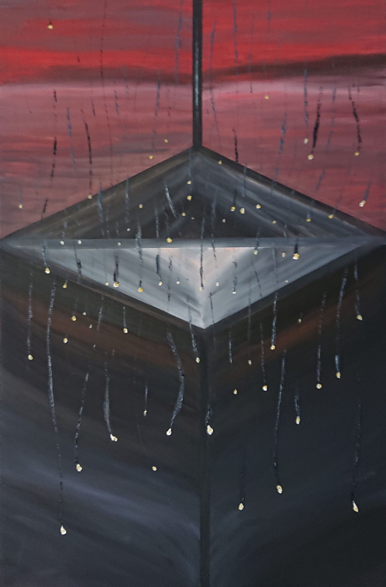 Cube   (120x80x1,5cm, Öl auf Leinwand)
