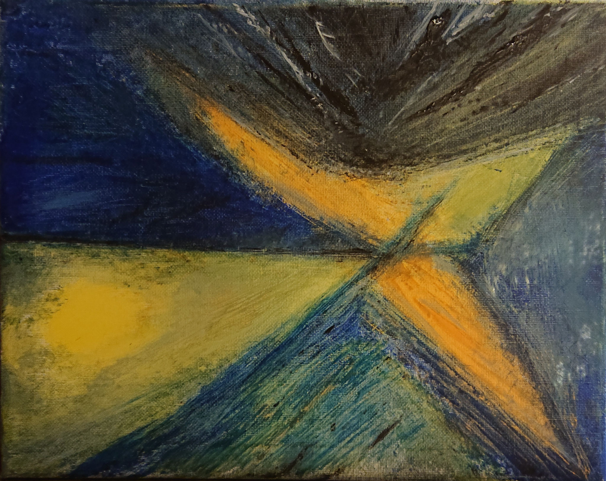 Star  (30x24x1,5 cm, Öl auf Leinwand)