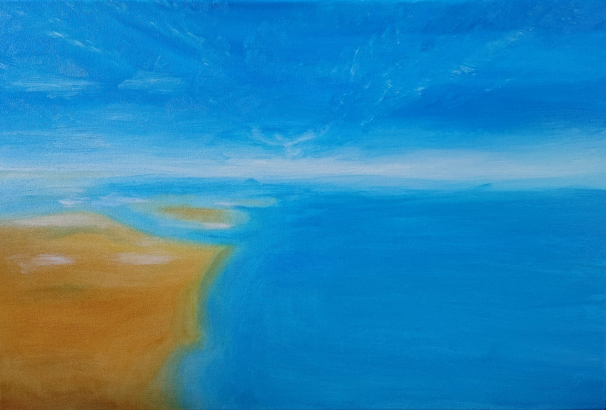 Horizon  (60x40x1,5 cm, Öl auf Leinwand)