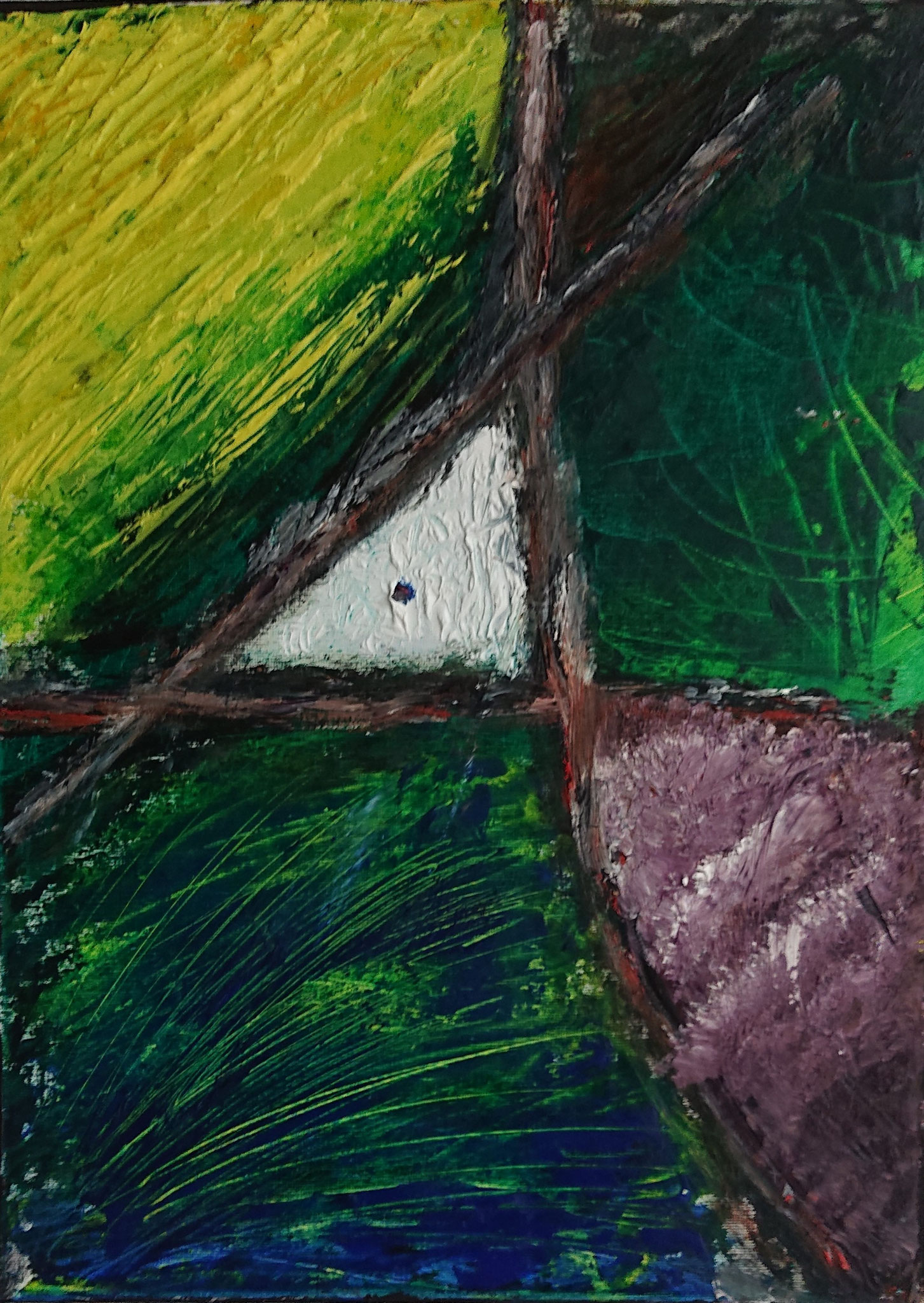 Fox  (40x30x1,5cm, Oil on canvas)