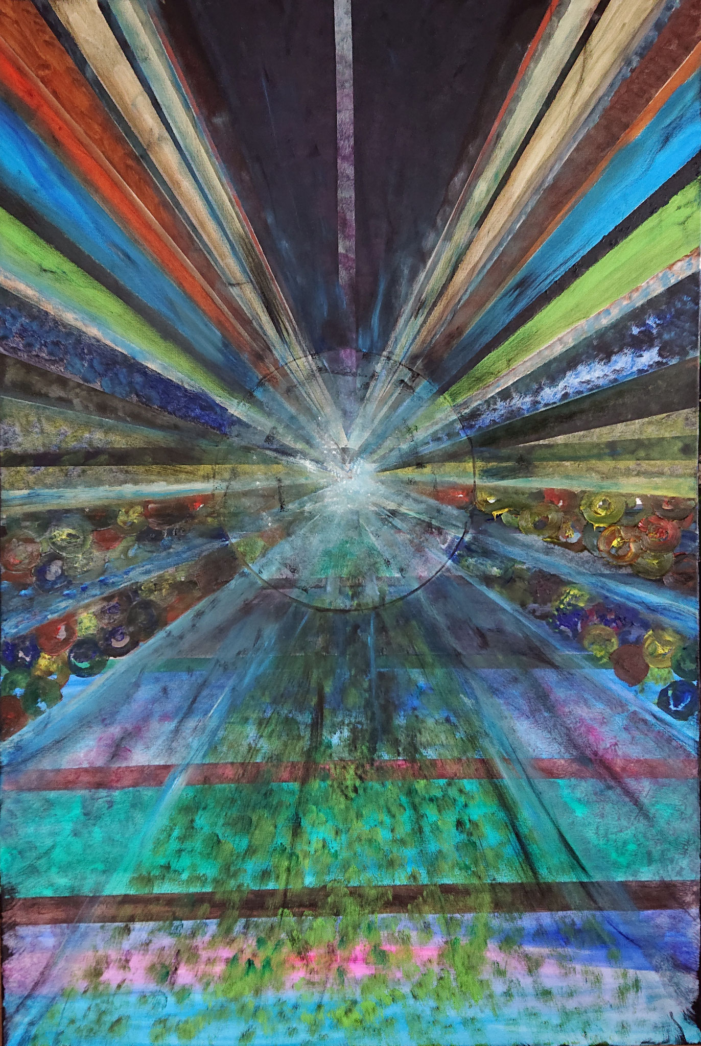 Disco Fever  (120x80x1,5cm, Öl auf Leinwand)