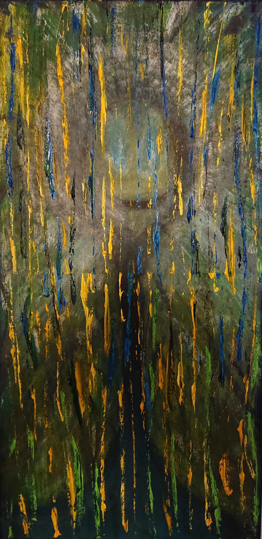 Alien   (80x40x1,5cm, Oil on canvas)