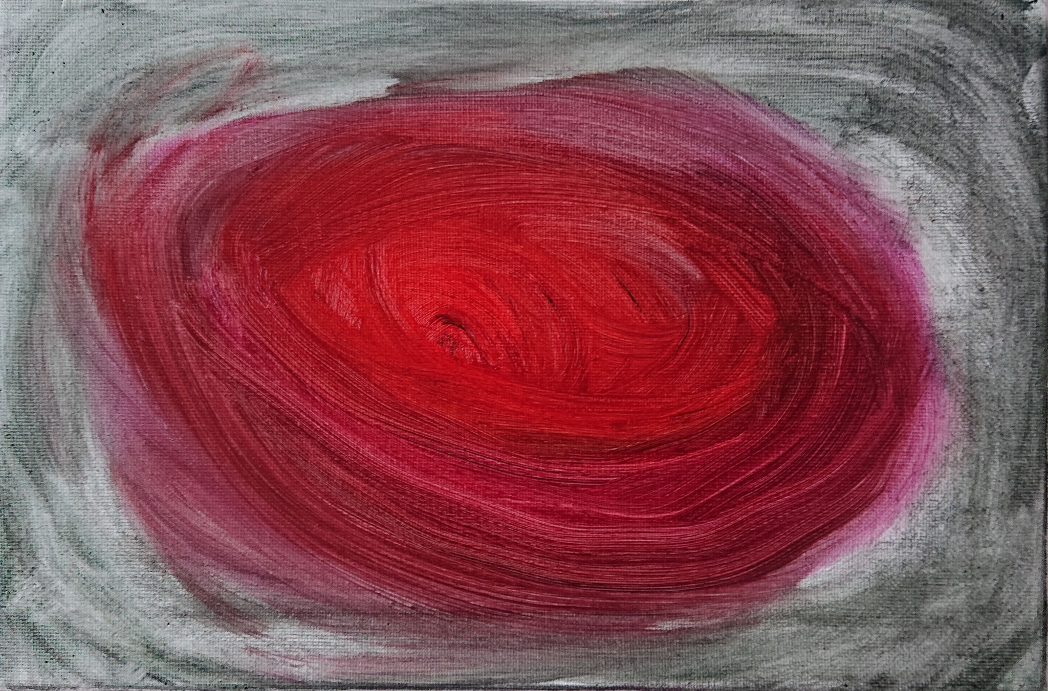 Rose  (30x20x1,5cm, Oil on canvas)