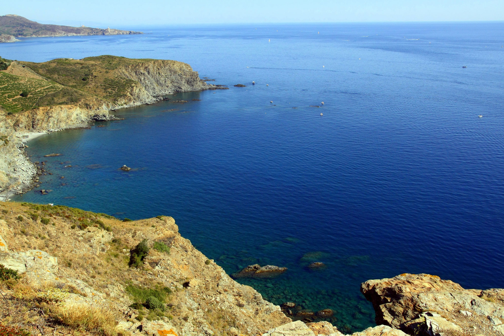 La côte Vermeille (Collioure, Port-Vendres, Banyuls, Cerbère)