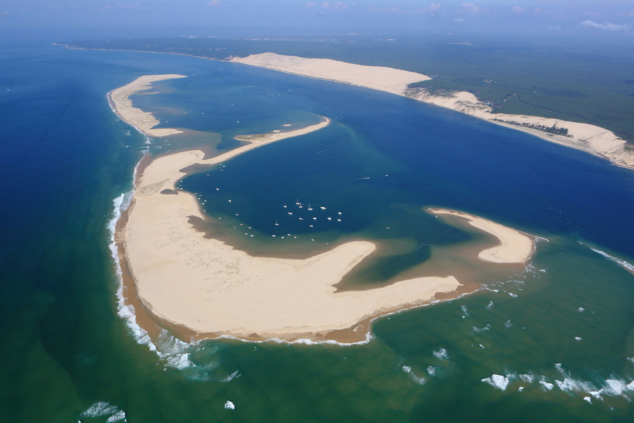 le bassin d'Arcachon et le Cap Ferret