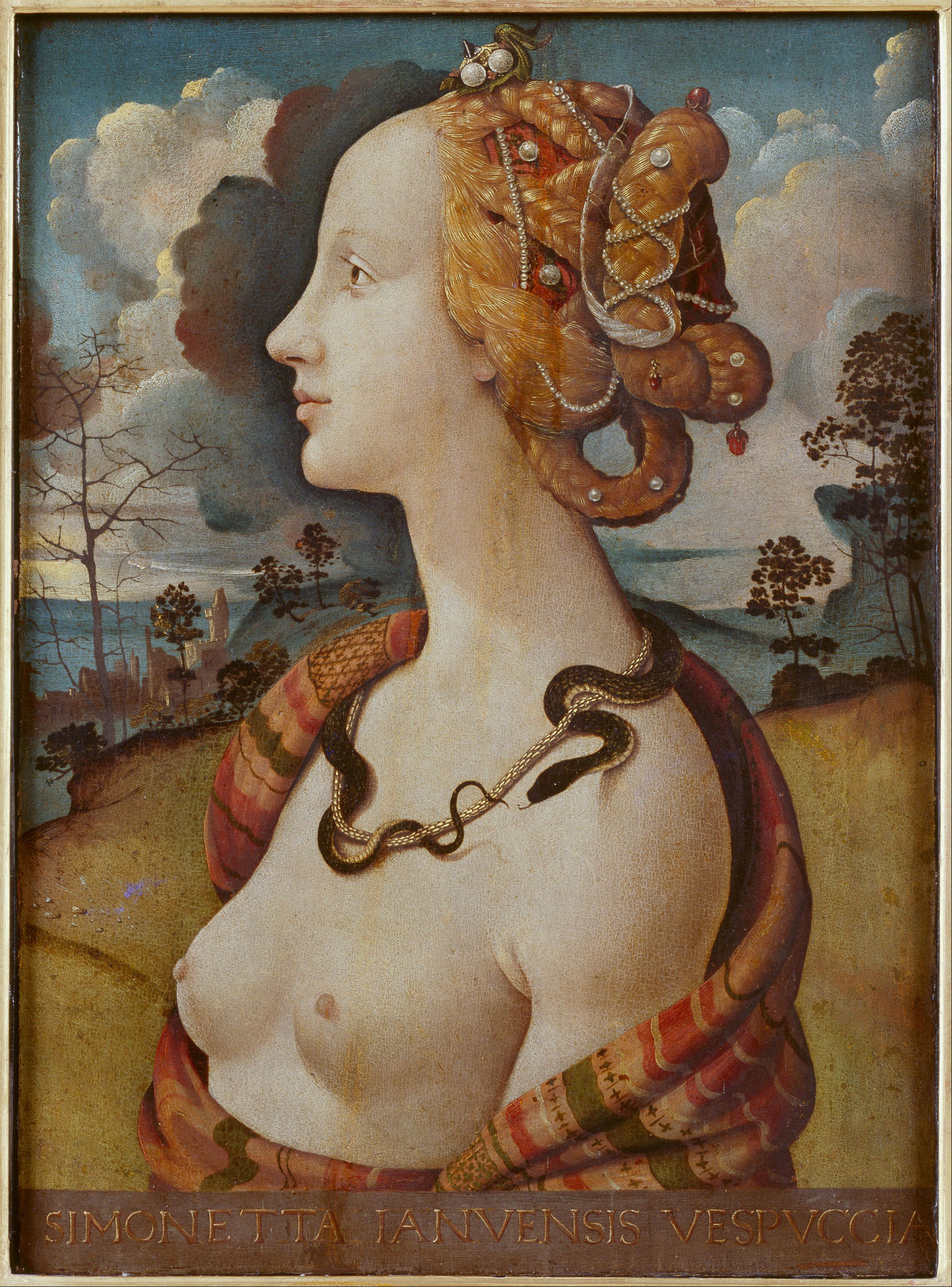 ꧁ Piero di Cosimo, Portrait de Simonetta Vespucci, c. 1480 ꧂