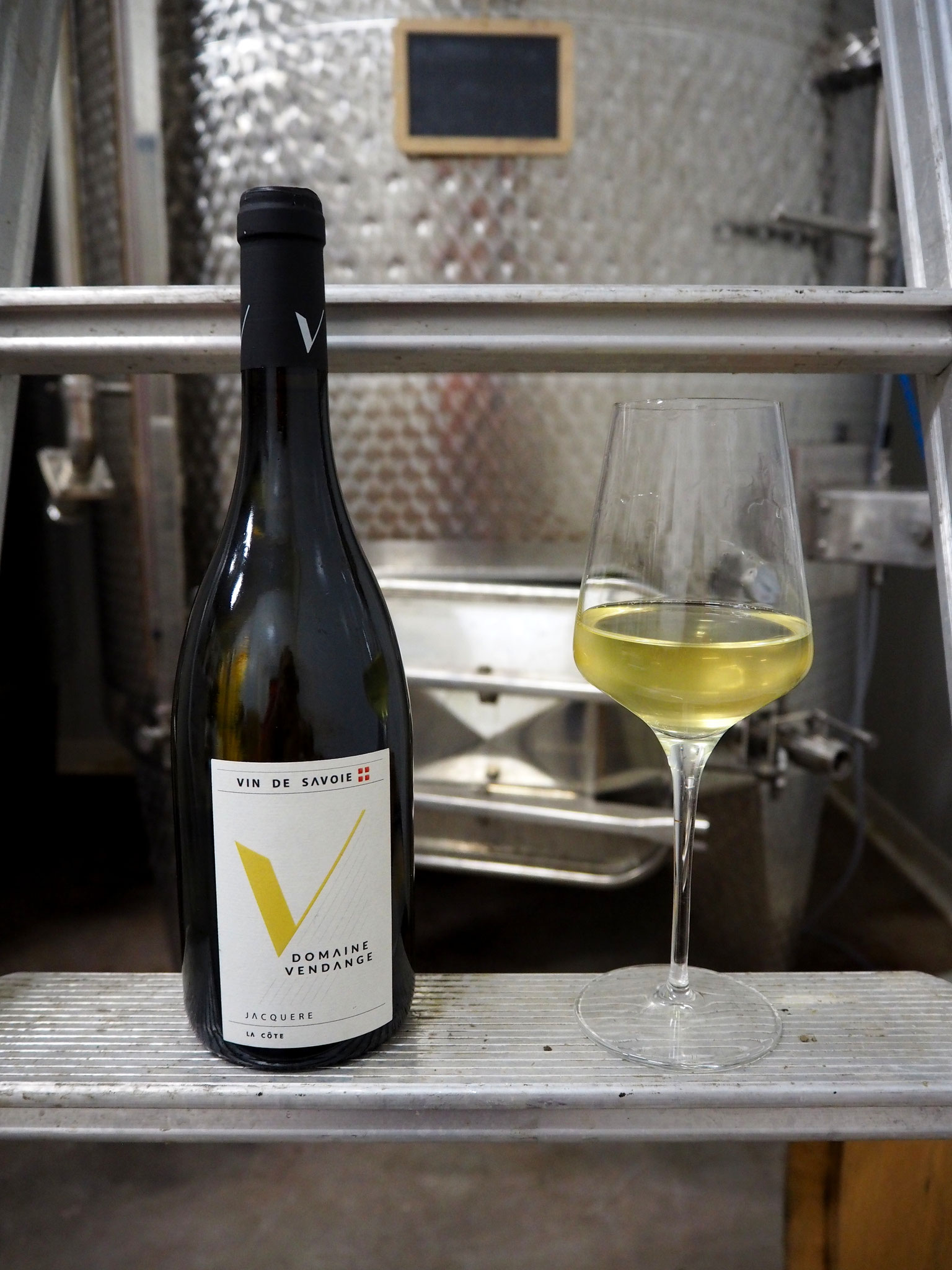 Producer of Savoie wines Domaine Vendange, vin de Savoie