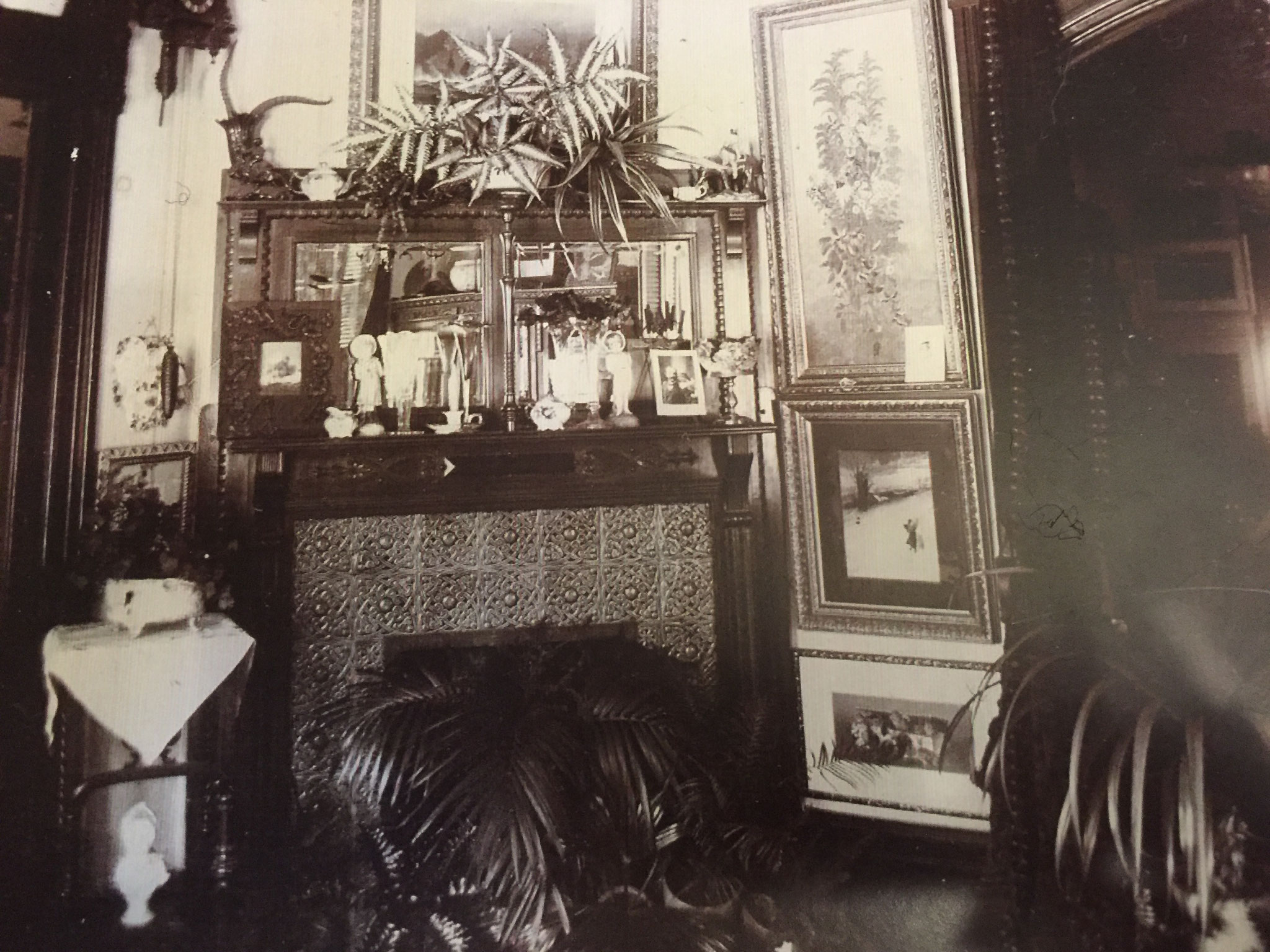 Bailey House interior late 19th century 