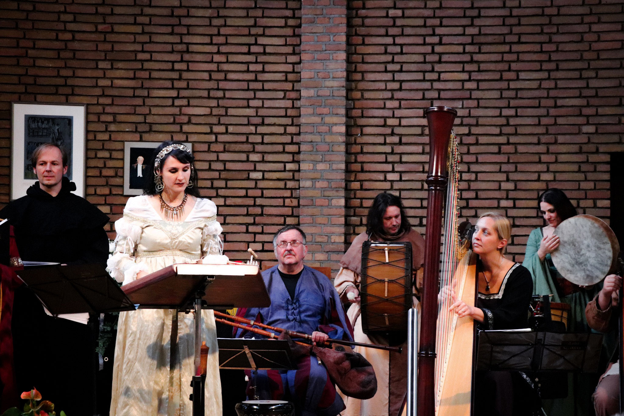 Violetta & Lilia caeli in der Erlöserkirche, Marl, September 2018 | Inge Pietsch