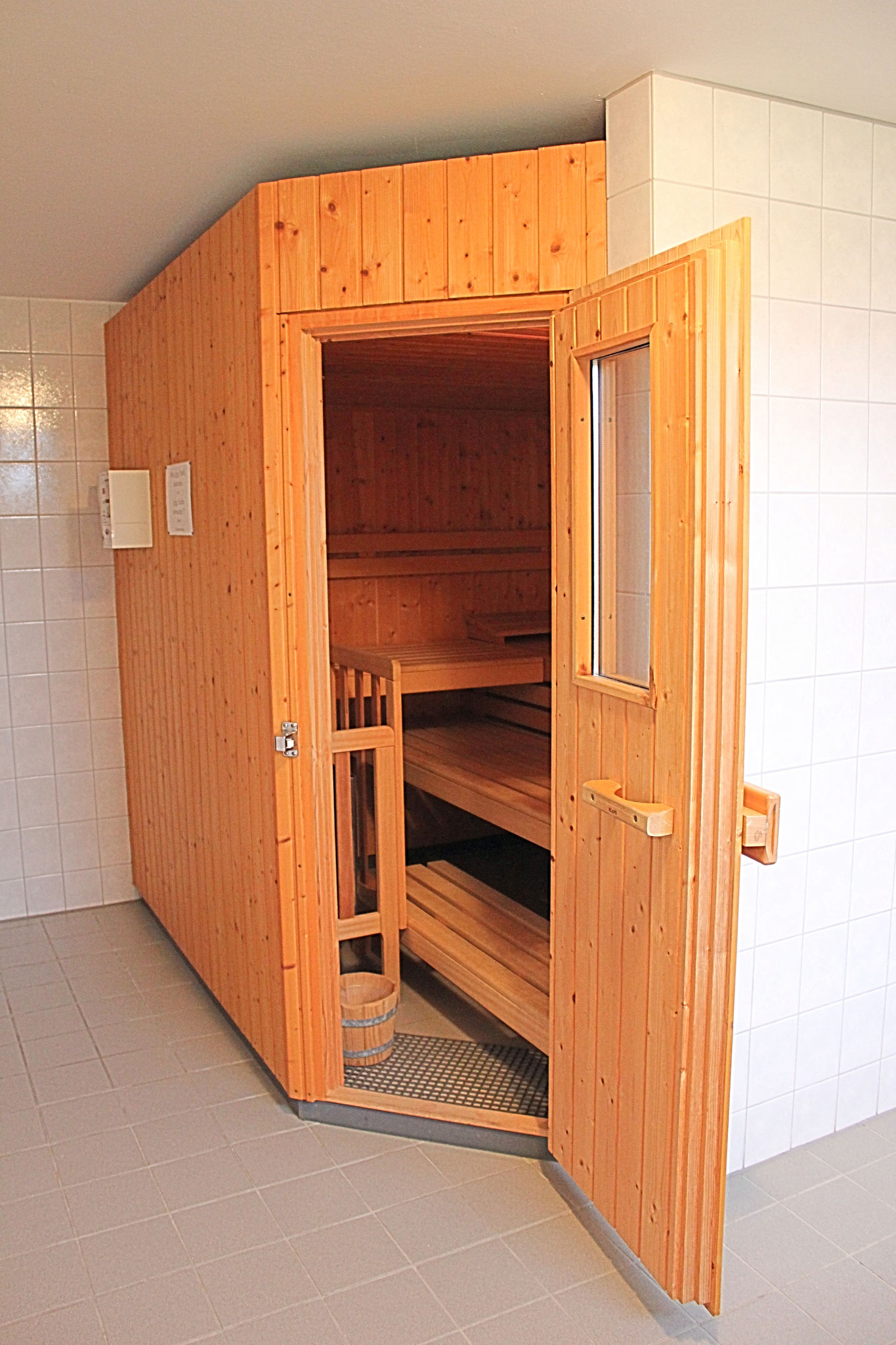 Sauna gegen Gebühr