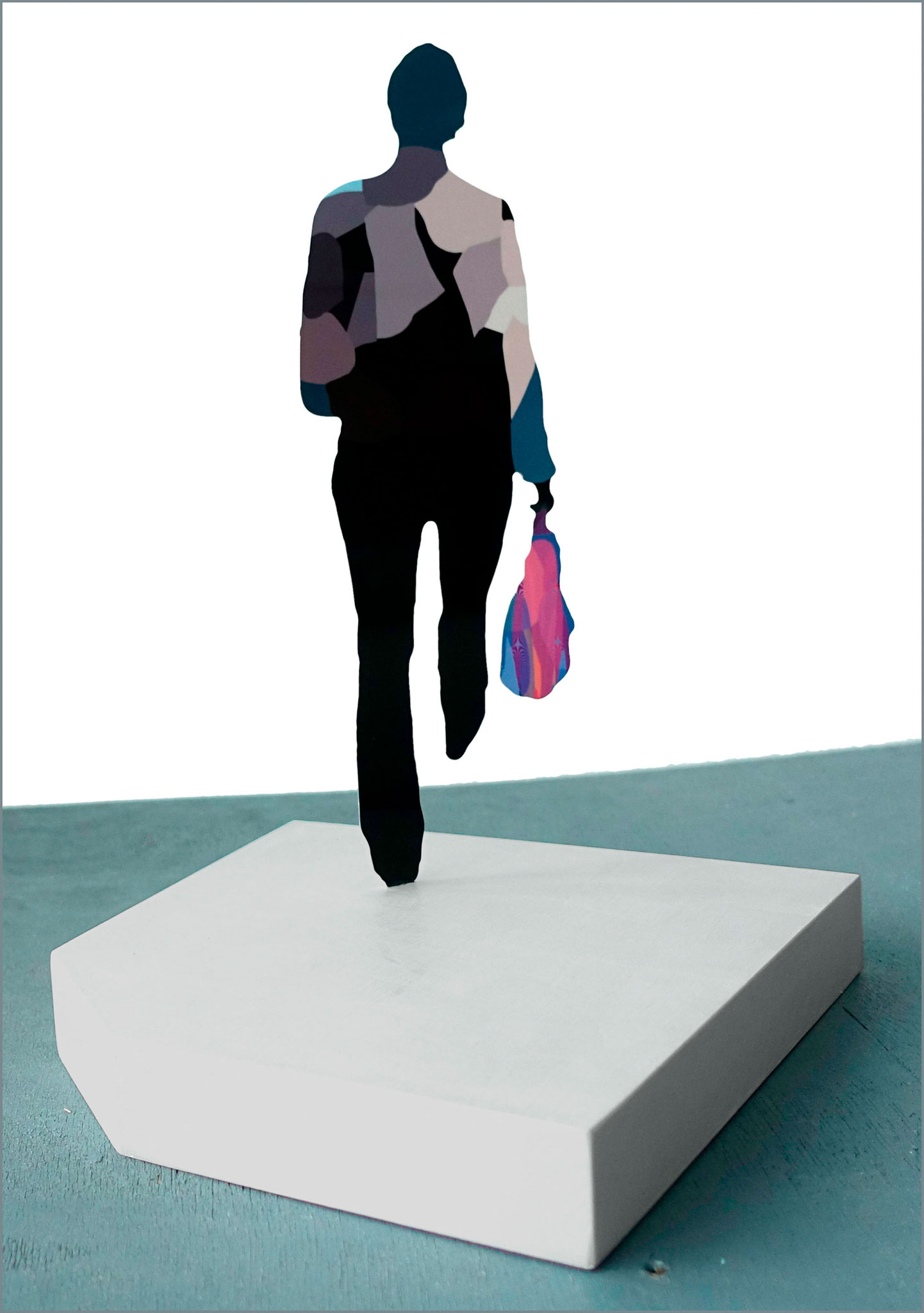 Libre - H 32xL 21Xlarg.22 cm – Sculpture- techniques mixtes - ©Jaja 2018/ADAGP, Paris