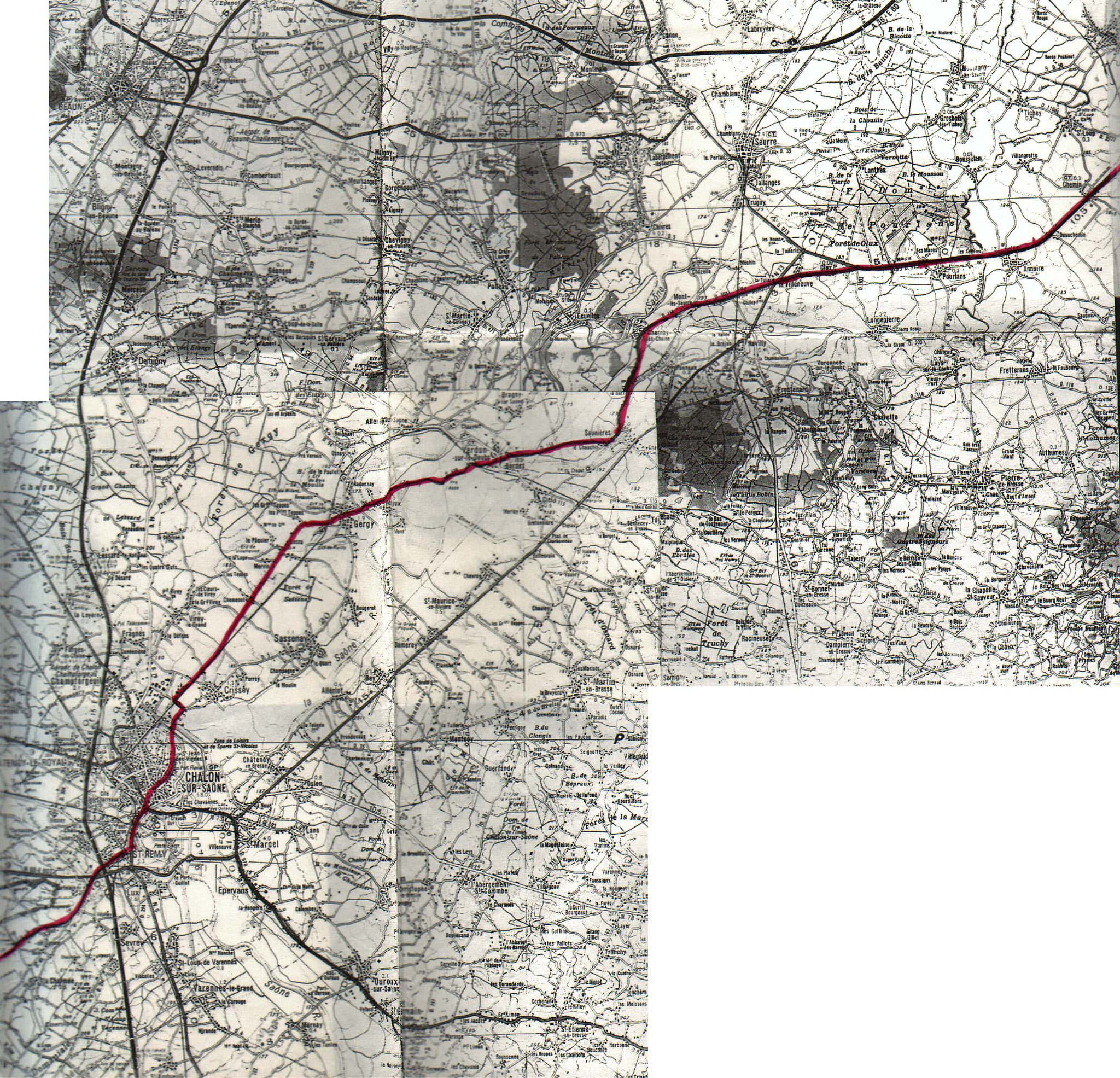 La Villeneuve-Saunières-Chalon sur Saone