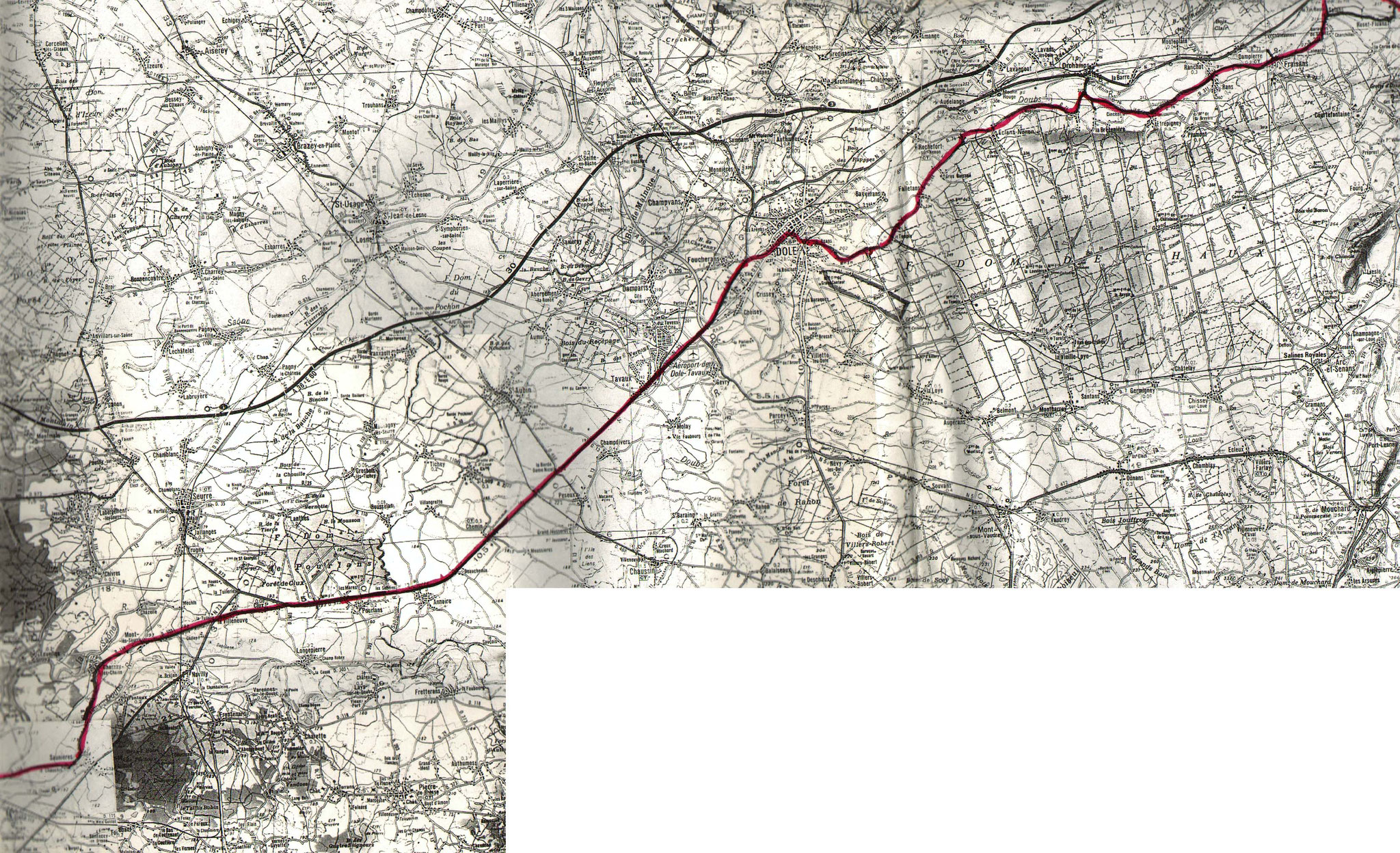 Besançon-Fraisans-Dole-La Villeneuve-Saunières