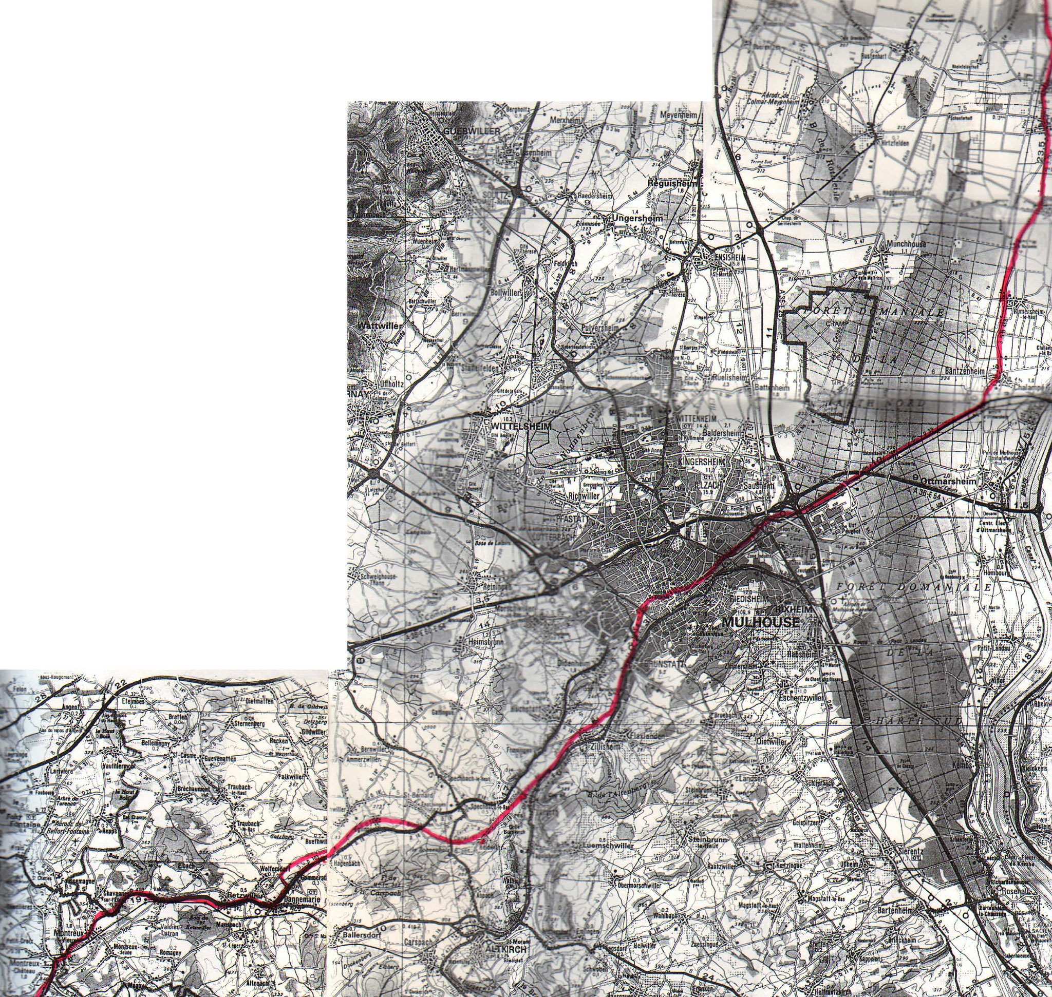 Fessenheim-Mulhouse-Dannemarie-Montreux Vieux