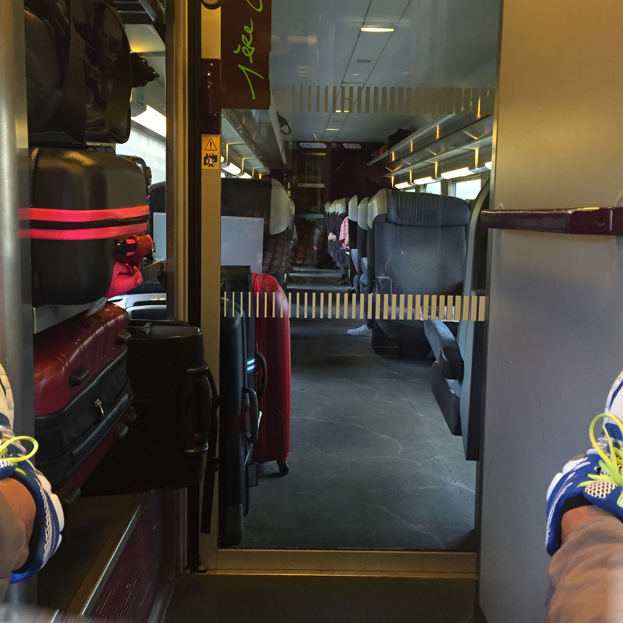 Im TGV nach Paris