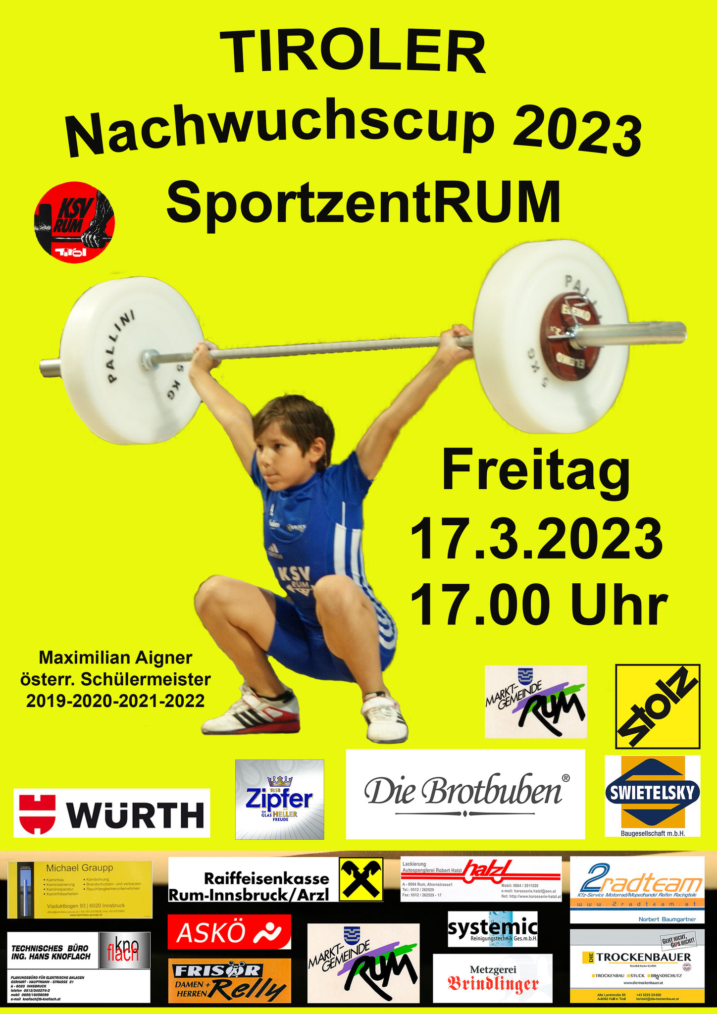 17.03.2023 - 1. Runde im Tiroler Nachwuchscup