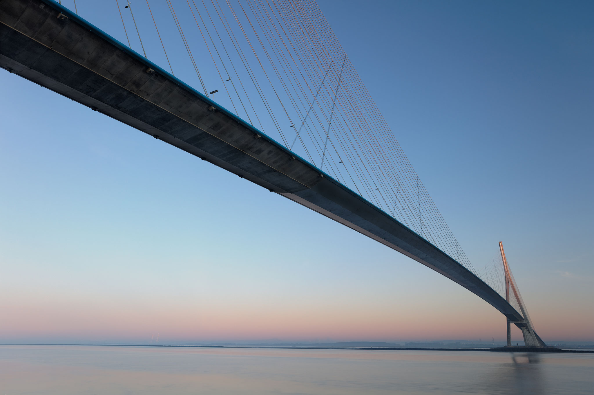 Pont de Normandie, décembre 2019.