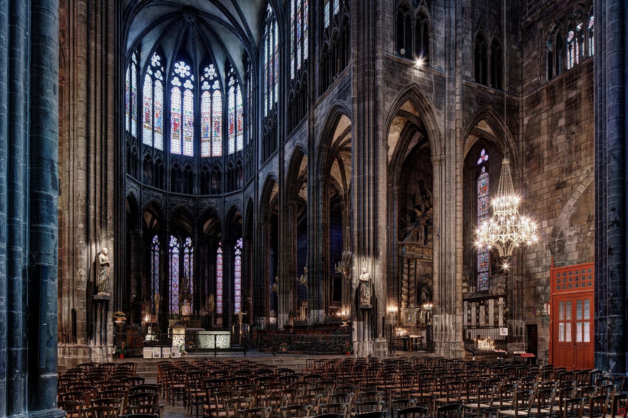 Cathédrale Notre-Dame-de-l'Assomption, Clermont-Ferrand, octobre 2019