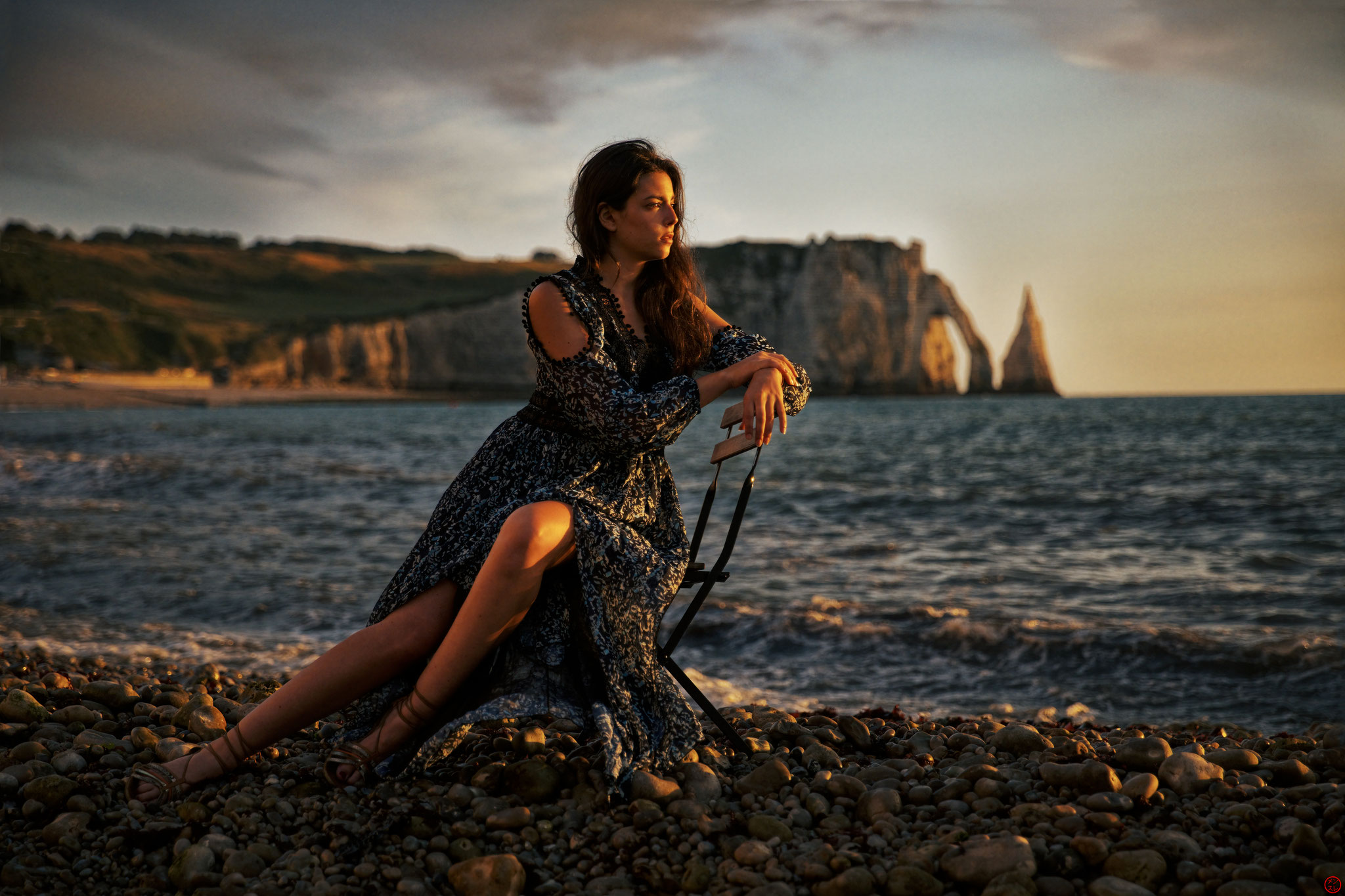 Océane, Etretat, Normandie. Juillet 2019