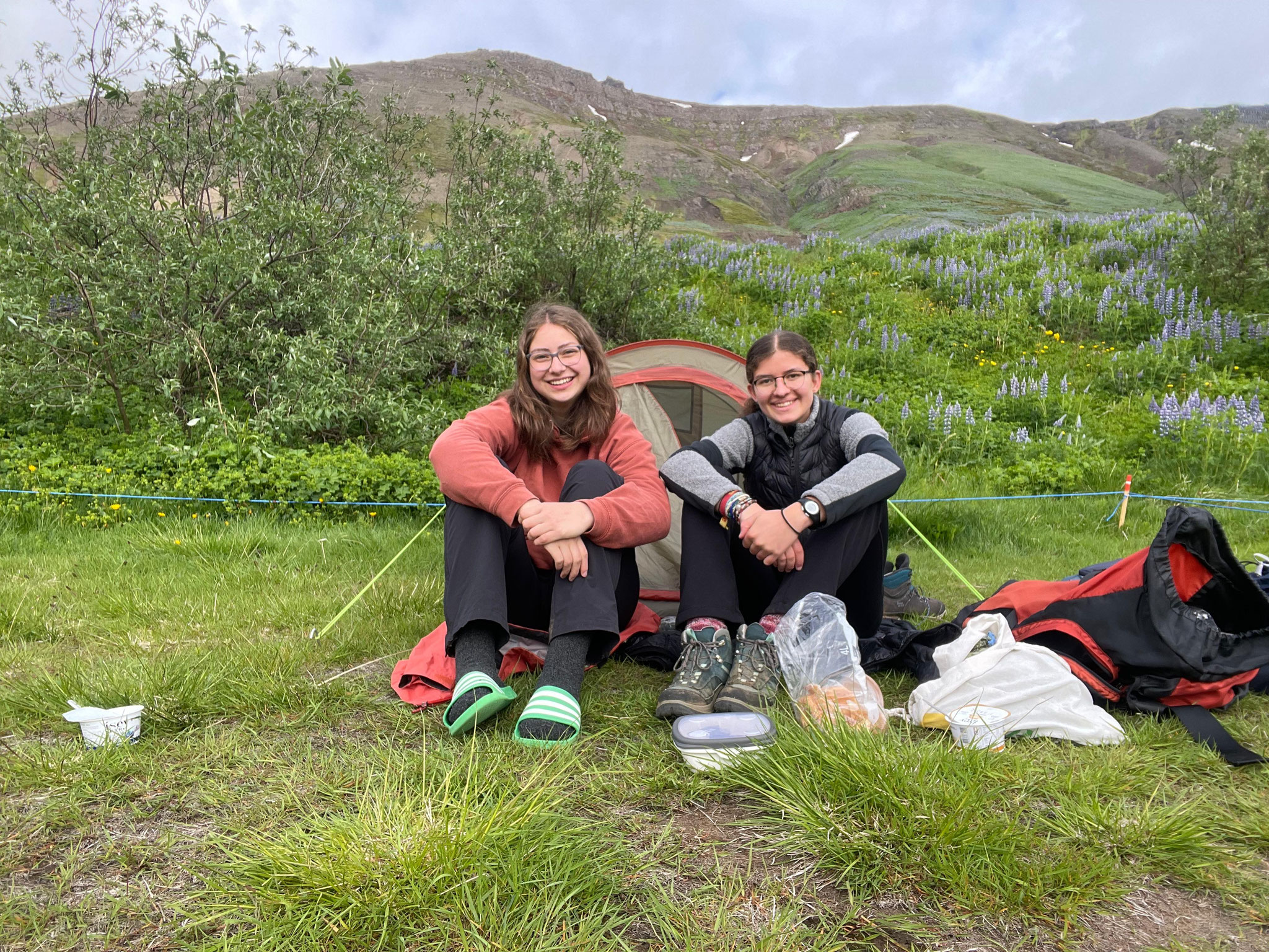 Ende Mai waren Amanda und ich zusammen wandern und zelten (Foto: privat)