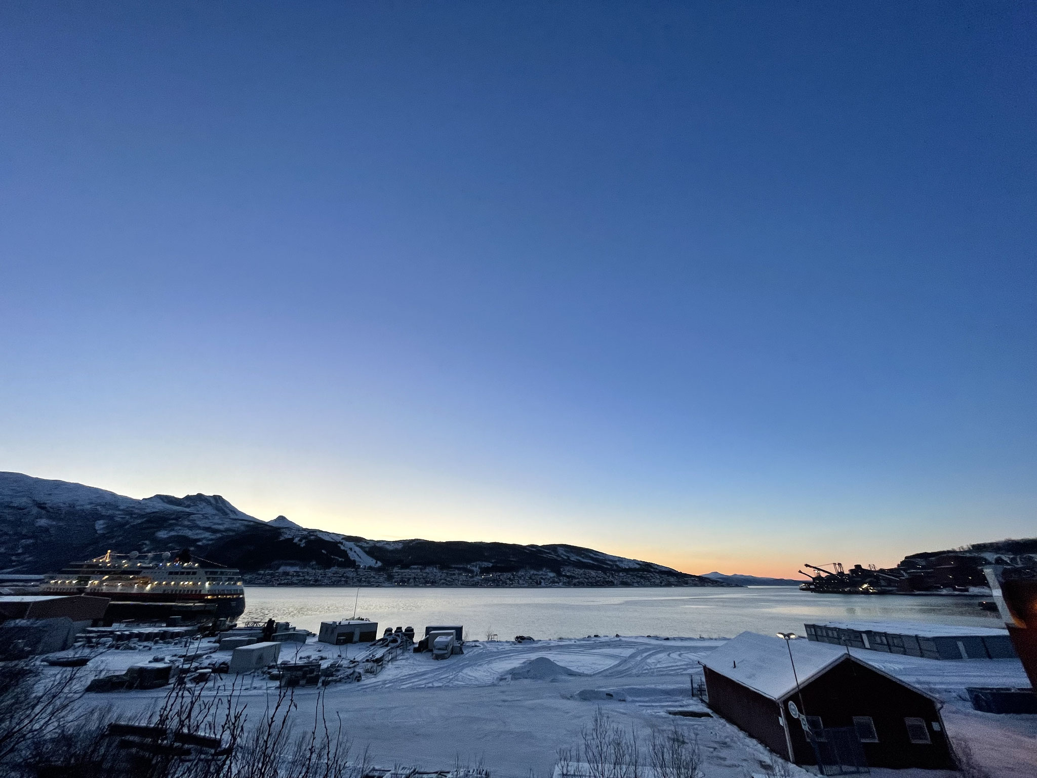 Nördlich des Polarkreises in Narvik (Norwegen)