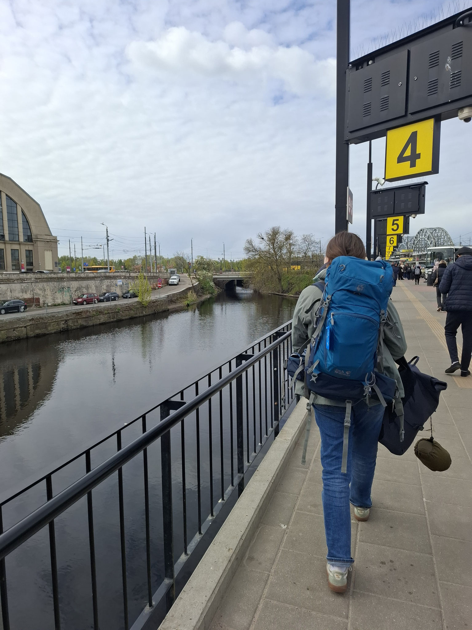 Aufbruch zu unserer Lettlandreise. (Foto: Luzia)