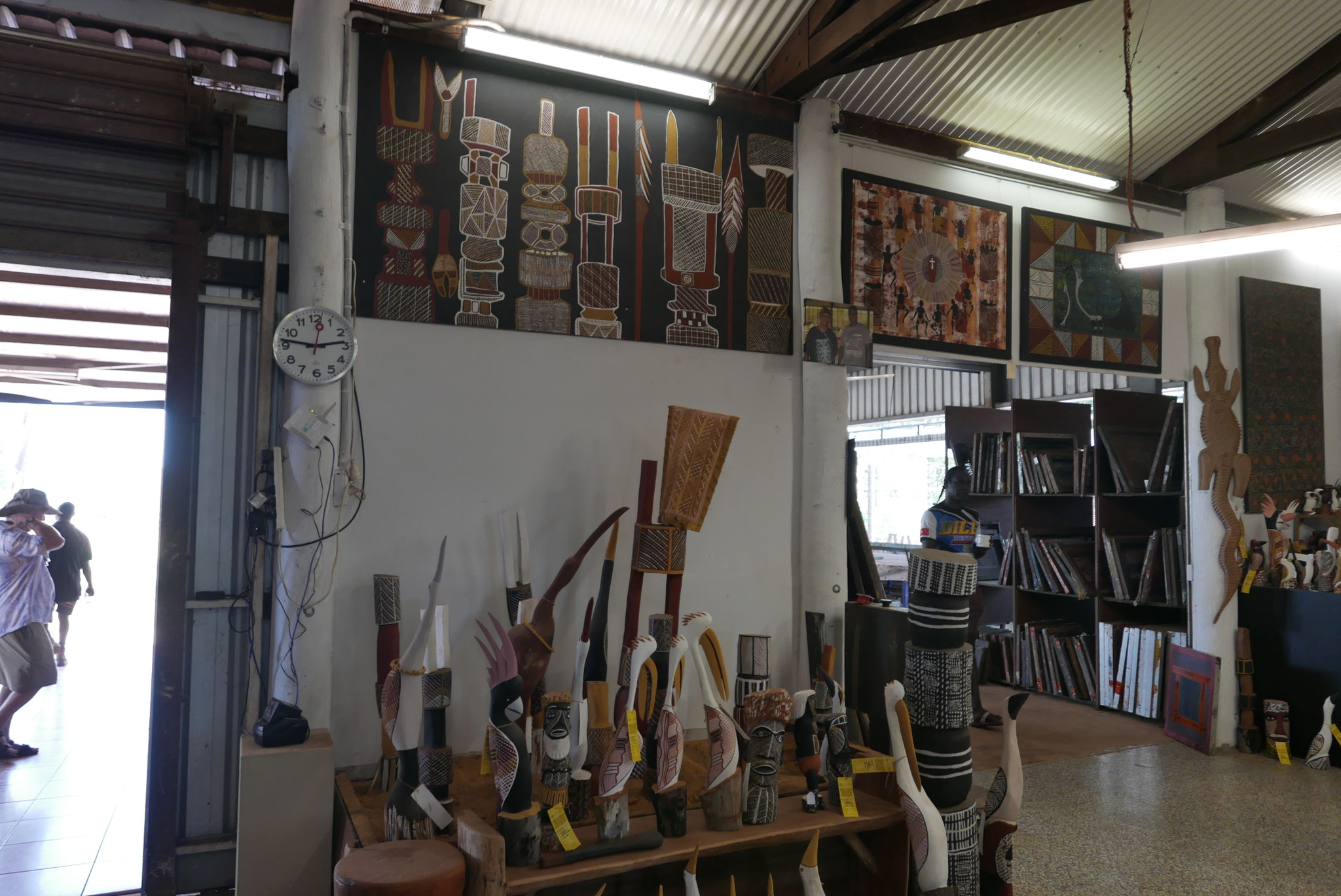 Kunstwerkstatt auf Tiwi-Island